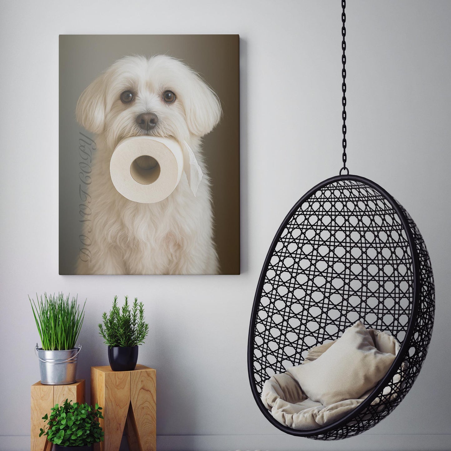 Maltese Dog Toilet Paper