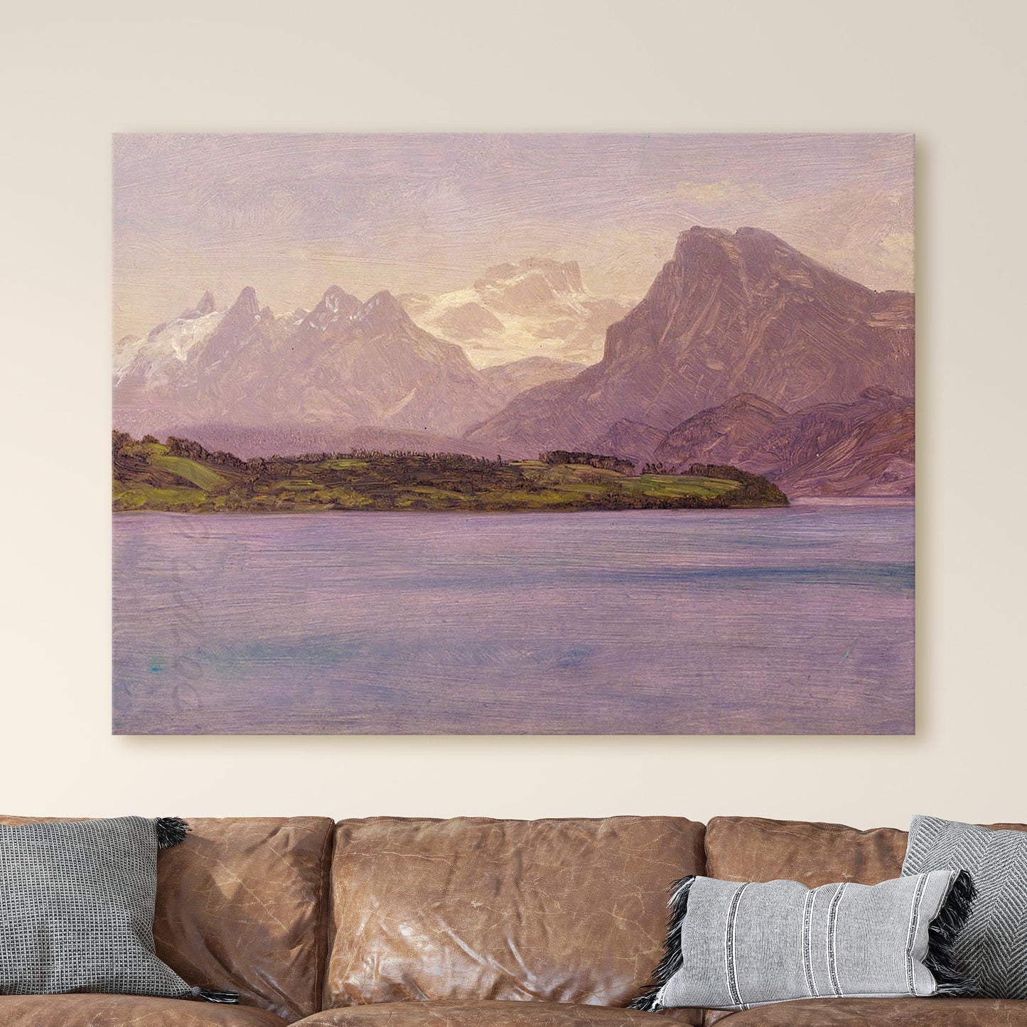 Alaskan Coastal Range by Albert Bierstadt