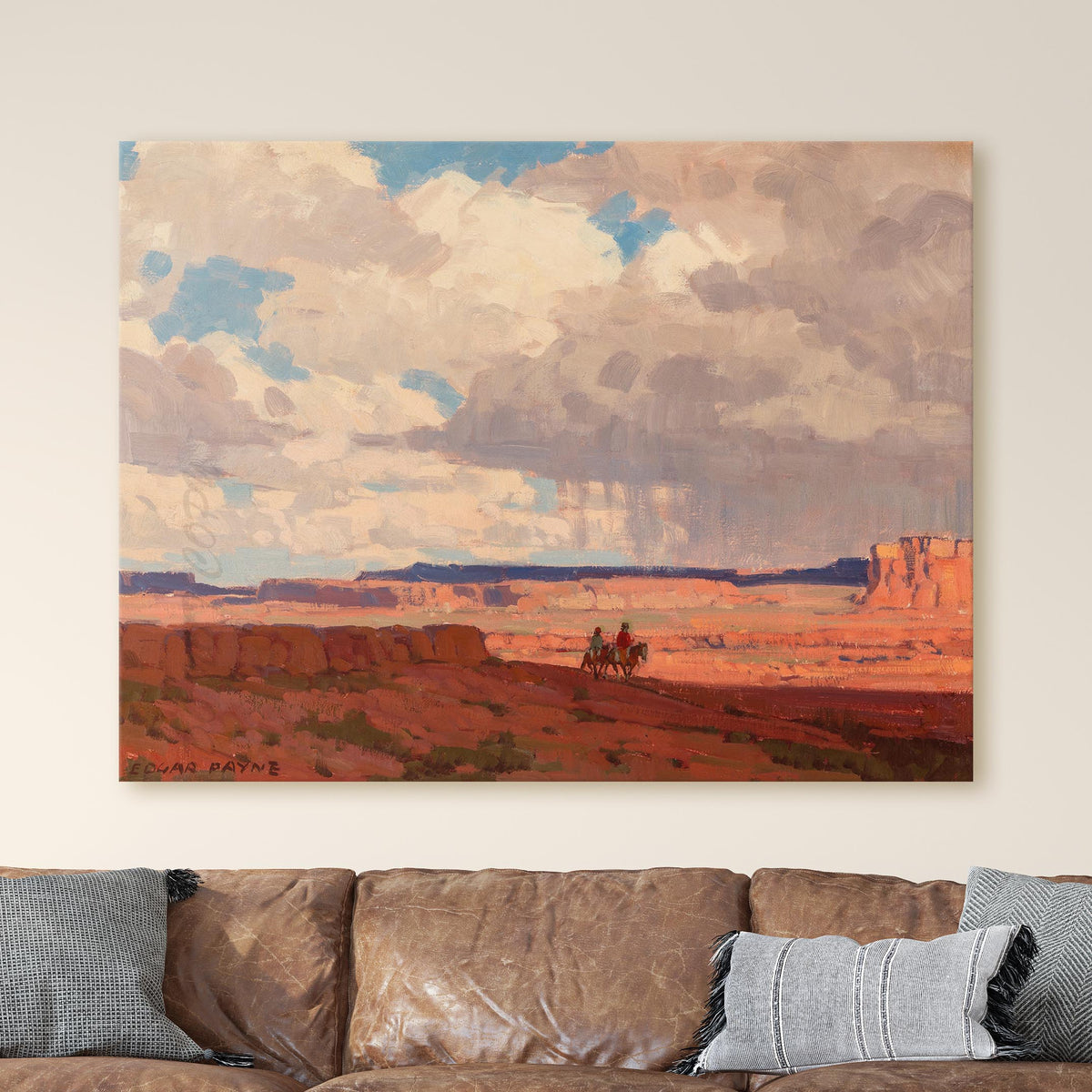 Riders on the Mesa - Edgar Payne