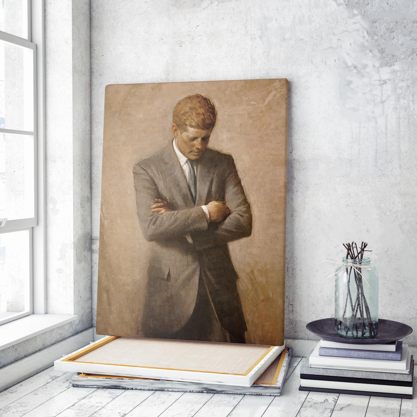 John F Kennedy (JFK) Presidential Painting