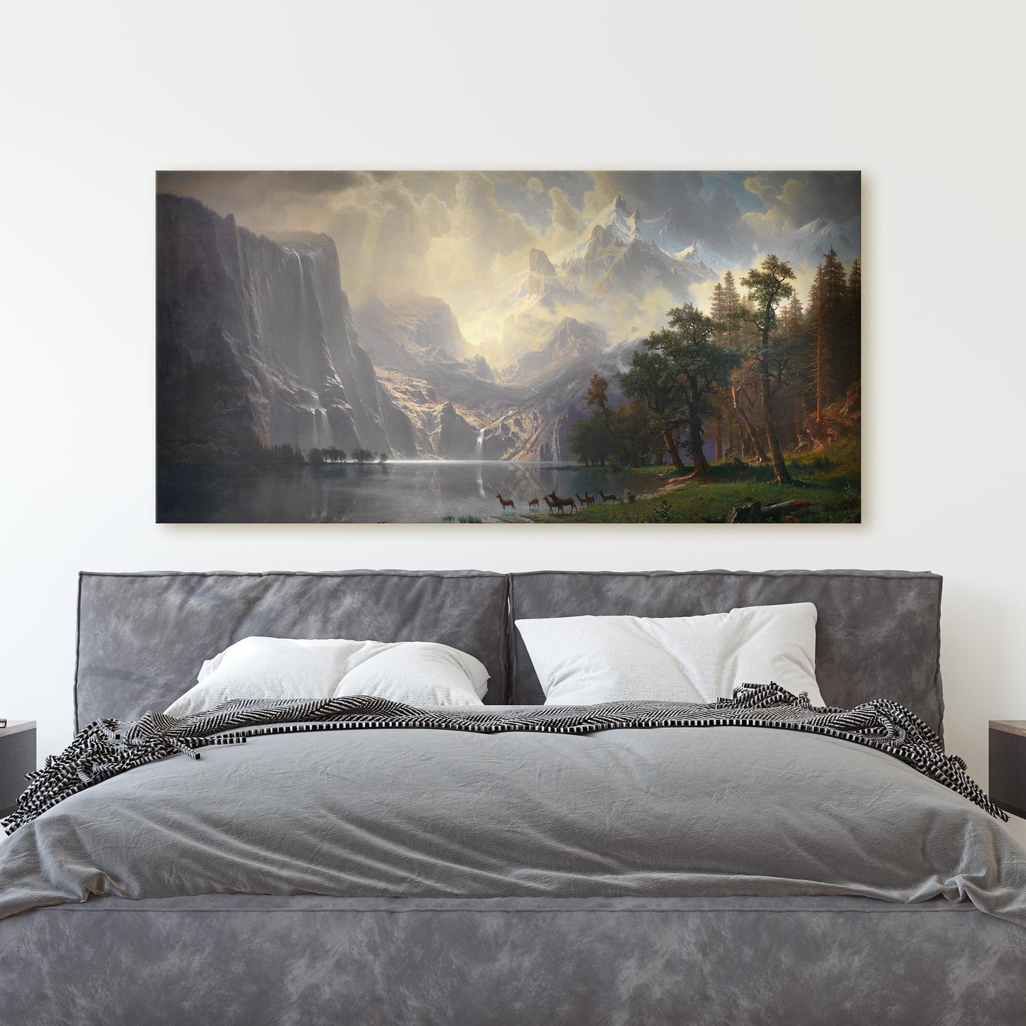 Among the Sierra Nevada, California (1868) by Albert Bierstadt