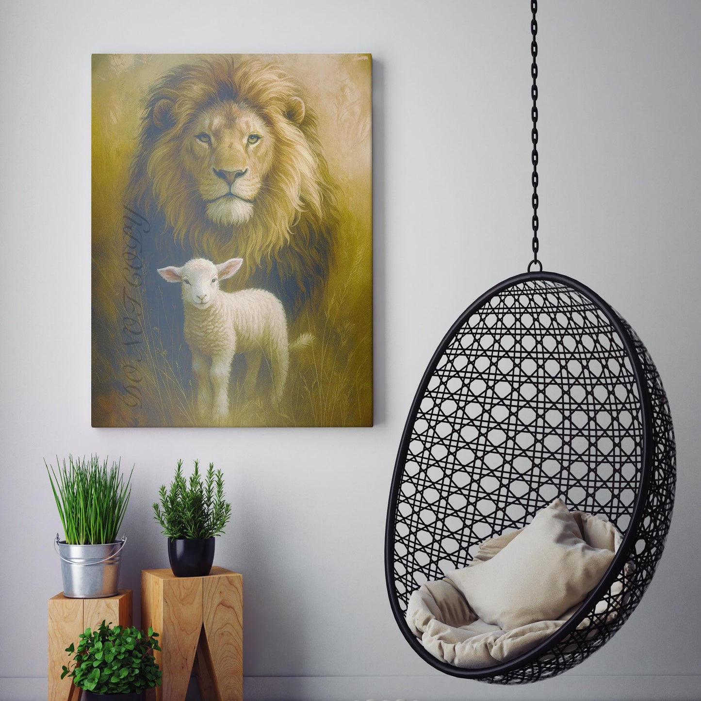 The Lion And The Lamb Jesus Christ