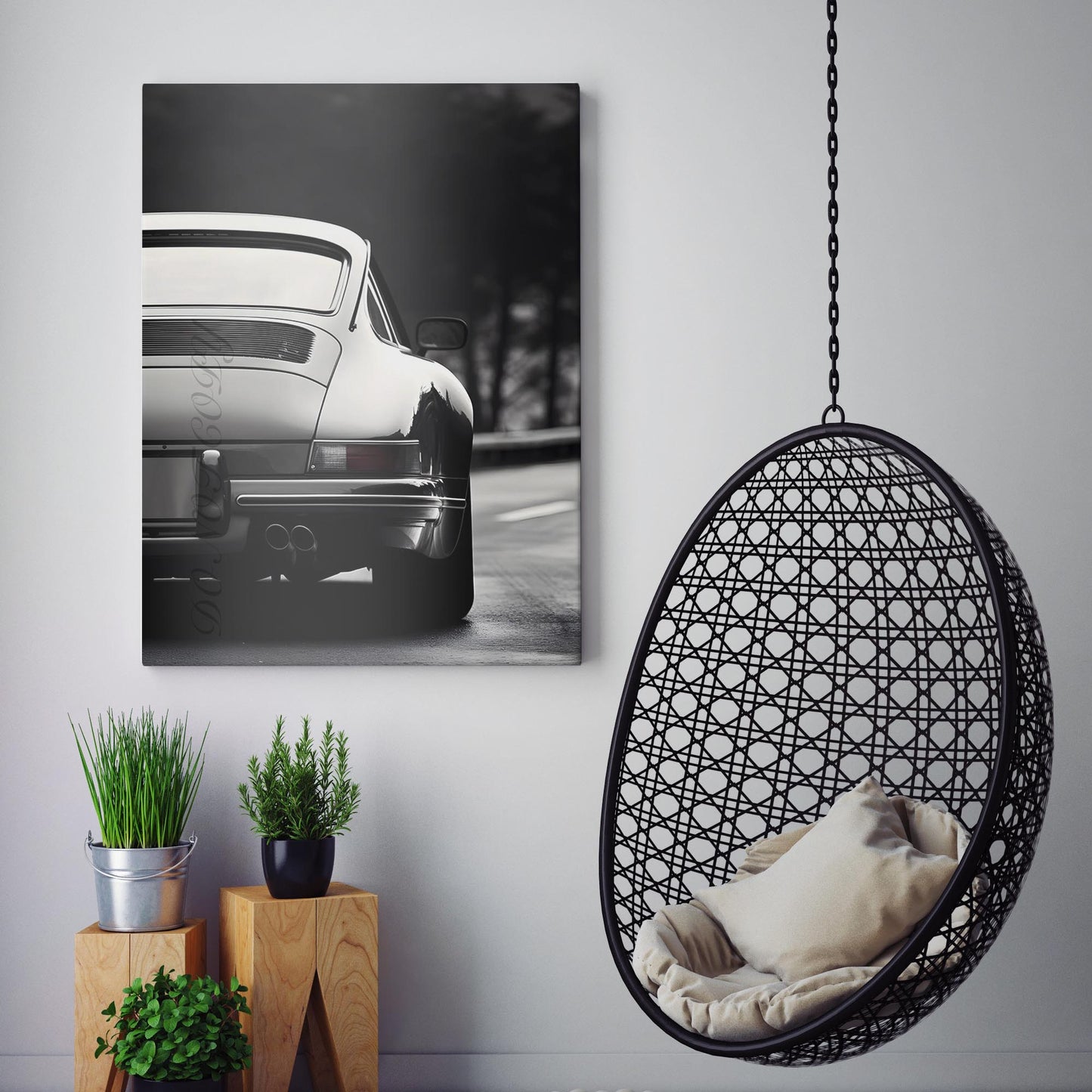 Vintage Porsche On The Road