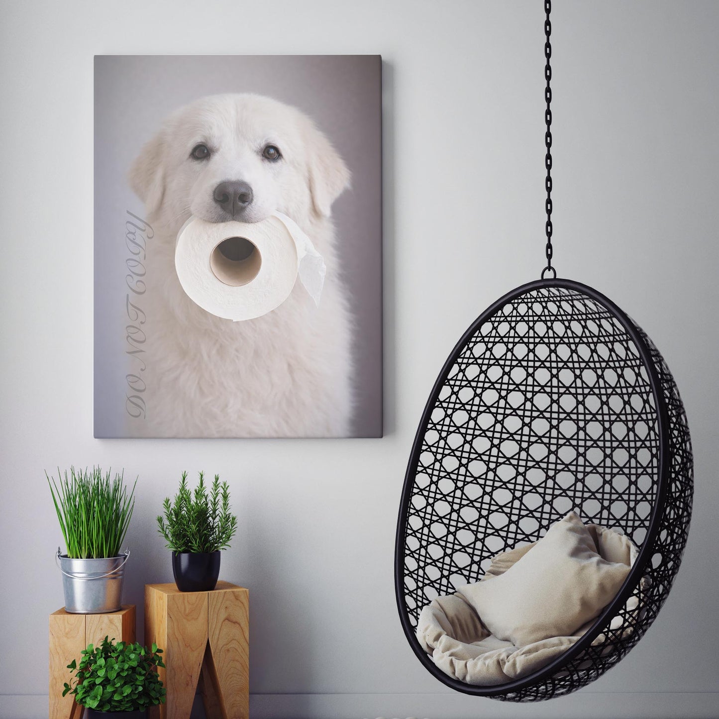Great Pyrenees Dog Toilet Paper