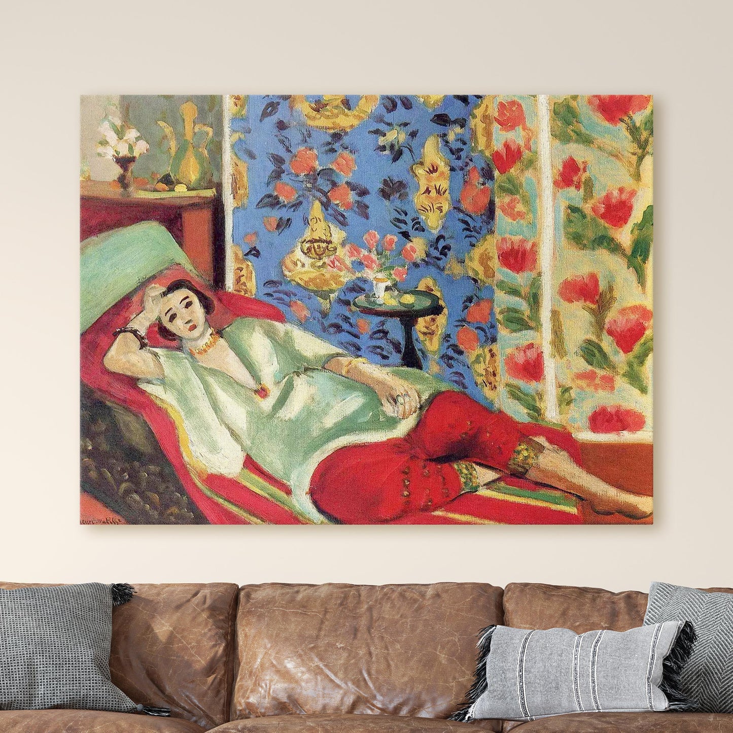 Odalisque in Red Trousers 1921 by Henri Matisse