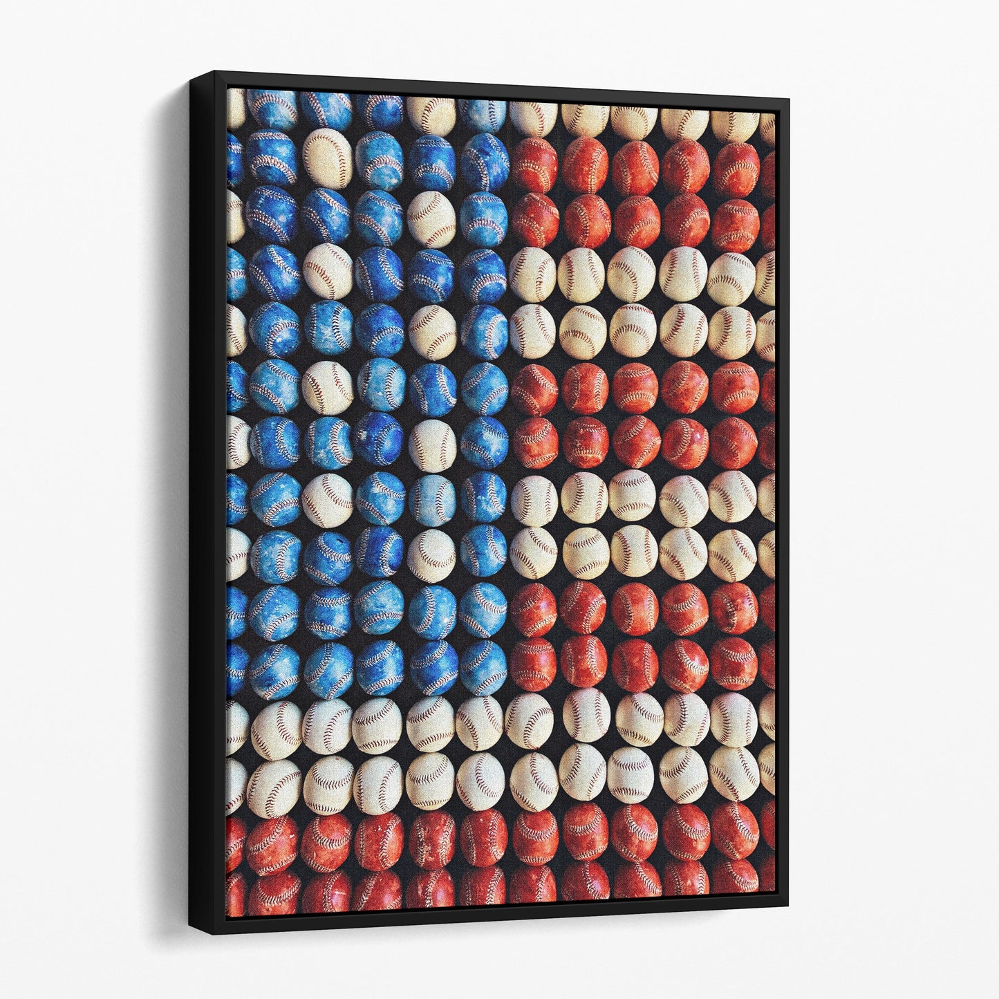 USA Flag Of Baseballs