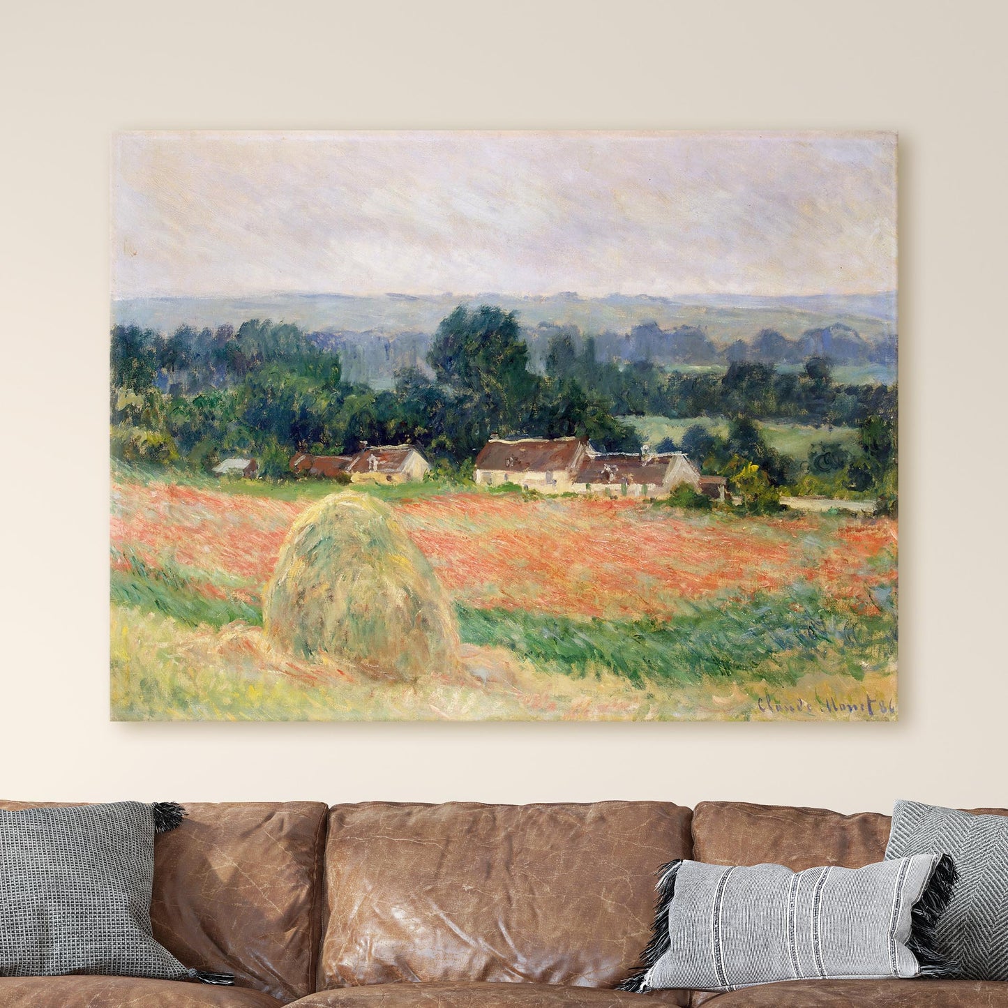 Haystack at Giverny by Claude Monet