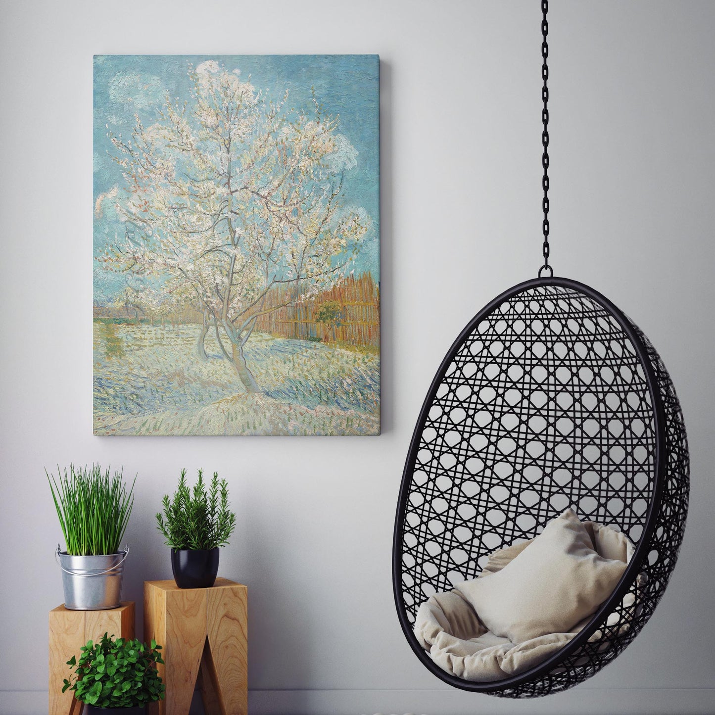 Pink Peach Tree, 1888 by Van Gogh