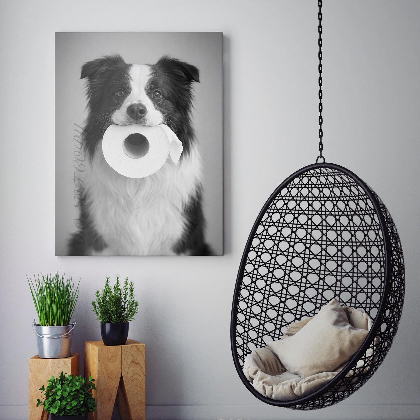 Collie Dog Toilet Paper