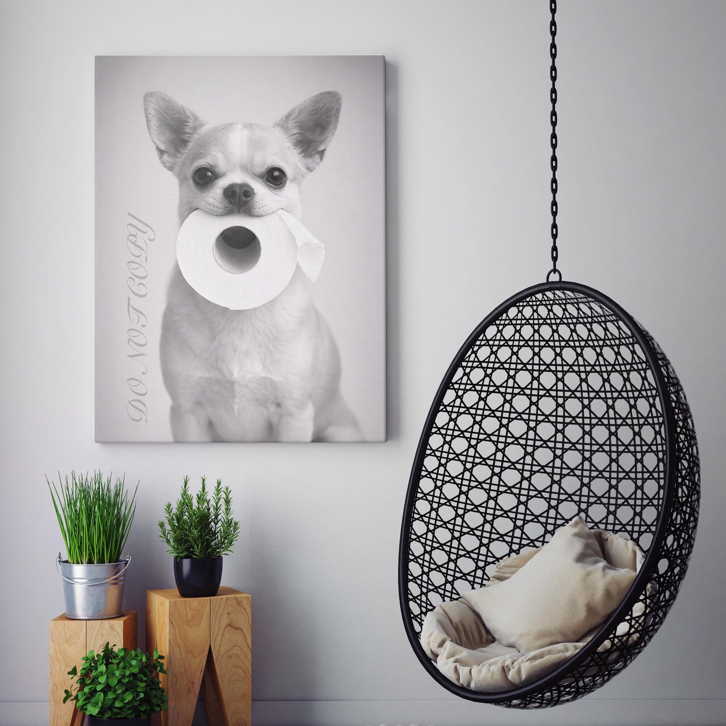 Chihuahua Dog Toilet Paper