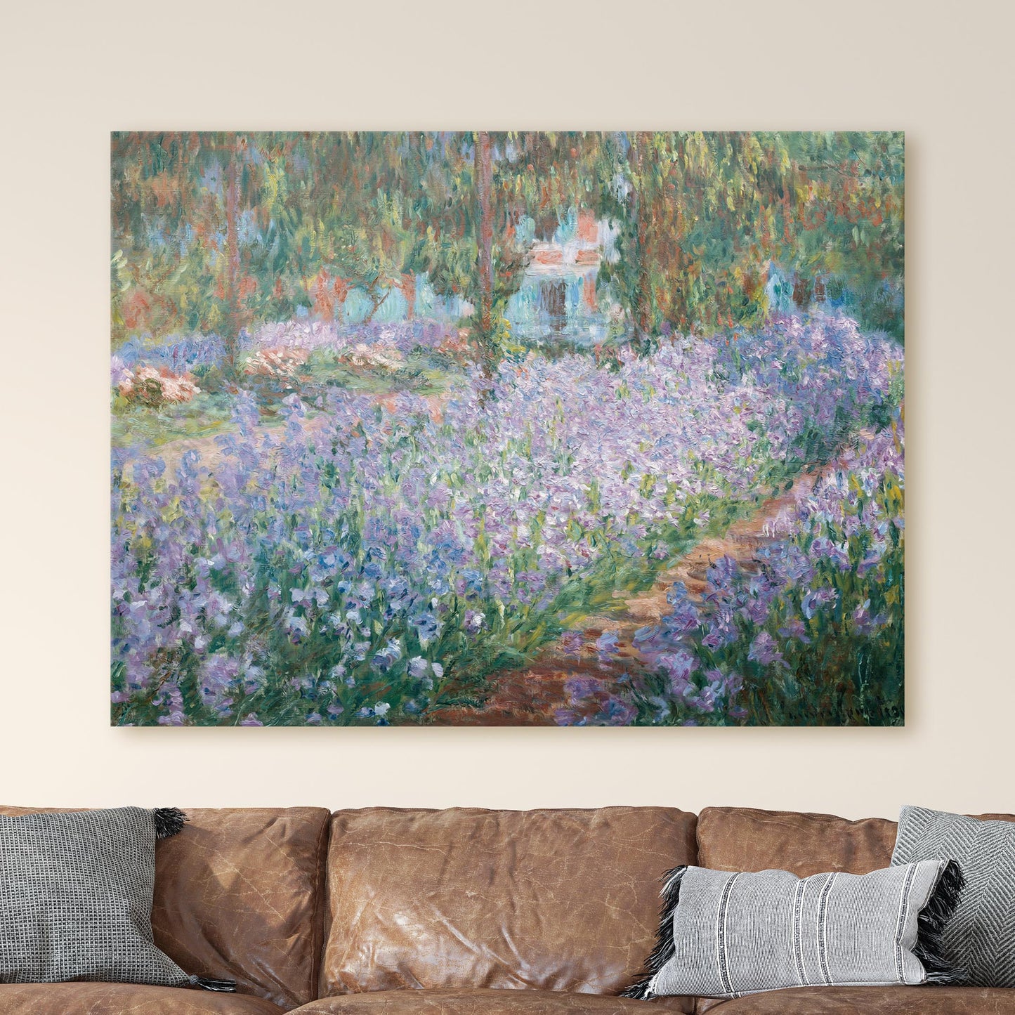 The Artists Garden at Giverny, 1900 by Claude Monet