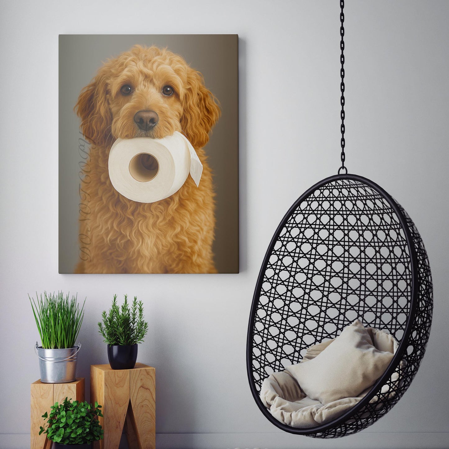 Cockapoo Dog Toilet Paper