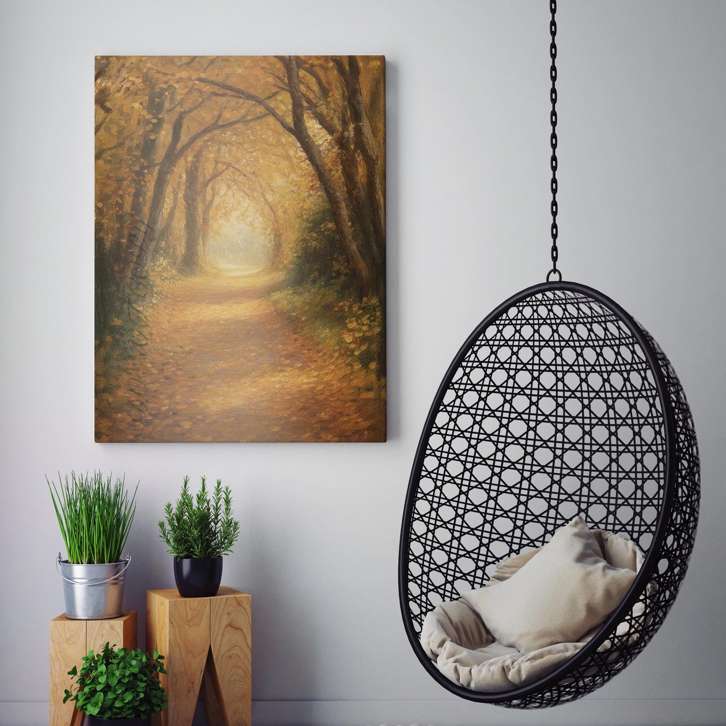 Forest Path In Autumn