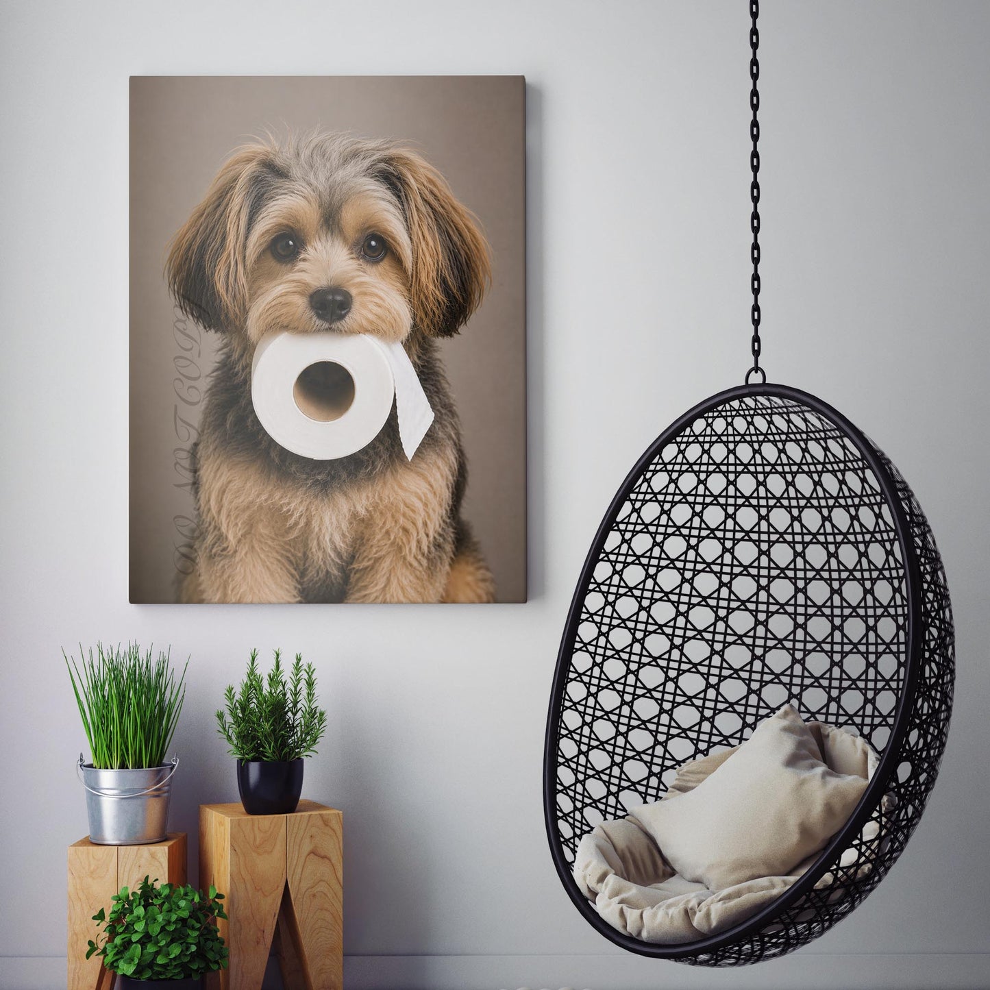 Morkie Dog Toilet Paper