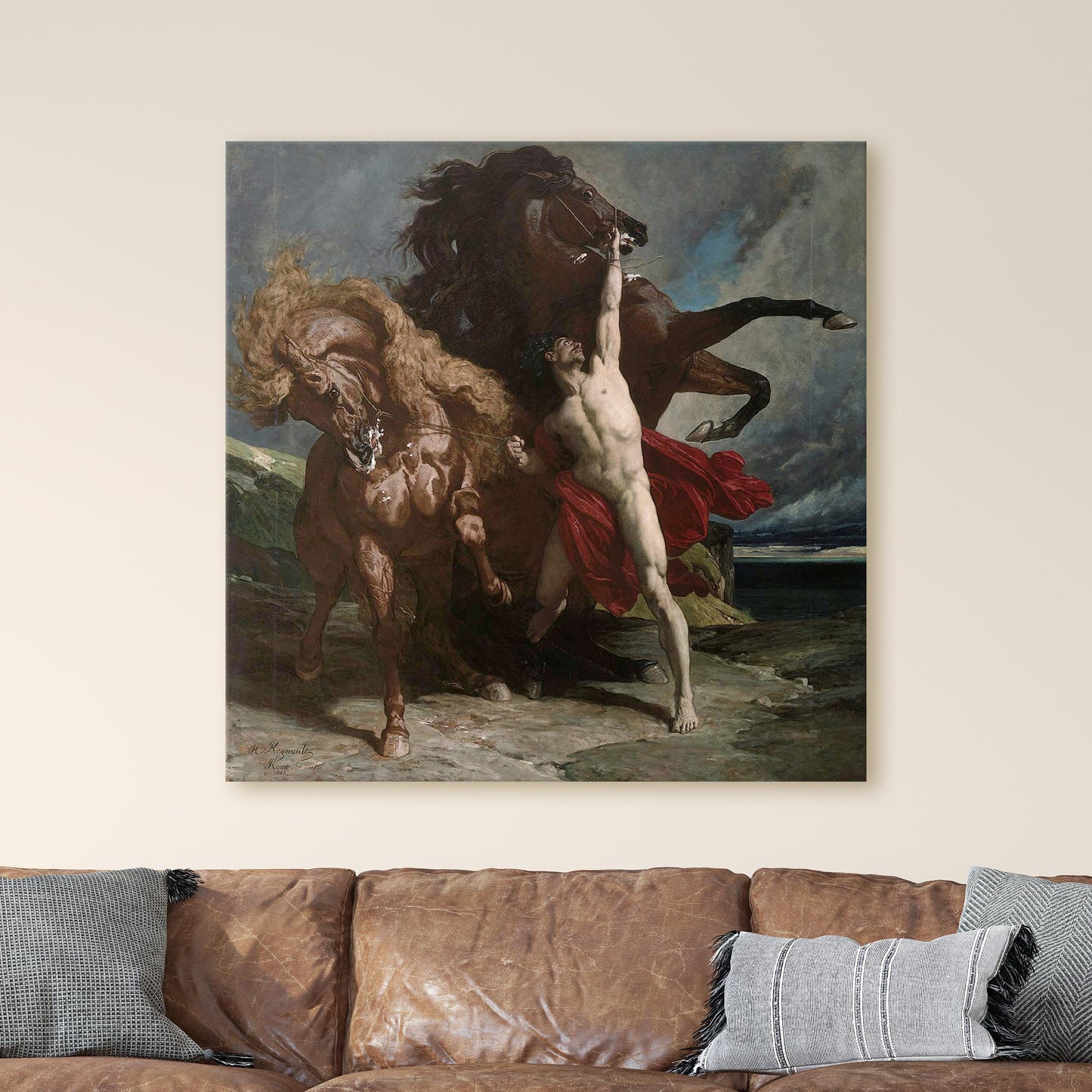 Automedon with the Horses of Achilles - Henri Regnault