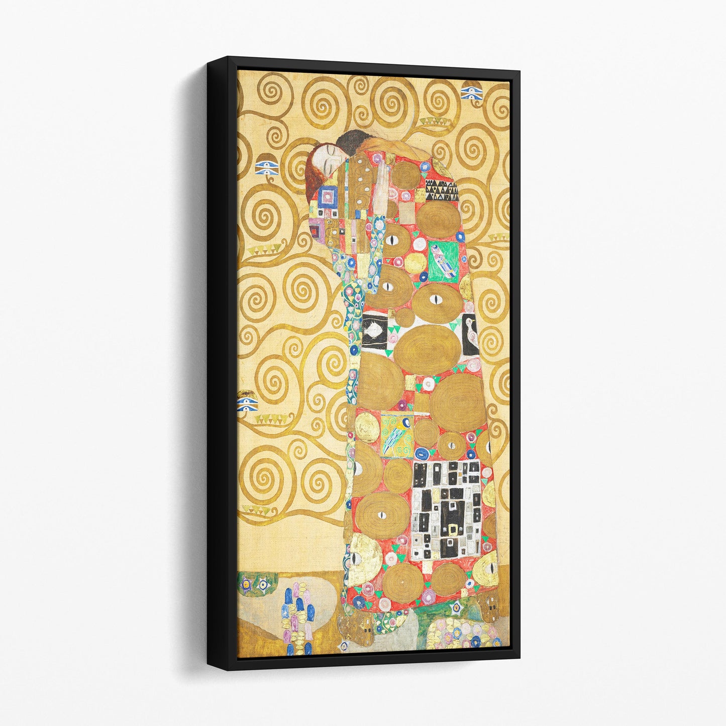 Fulfillment (The Lovers) by Gustav Klimt