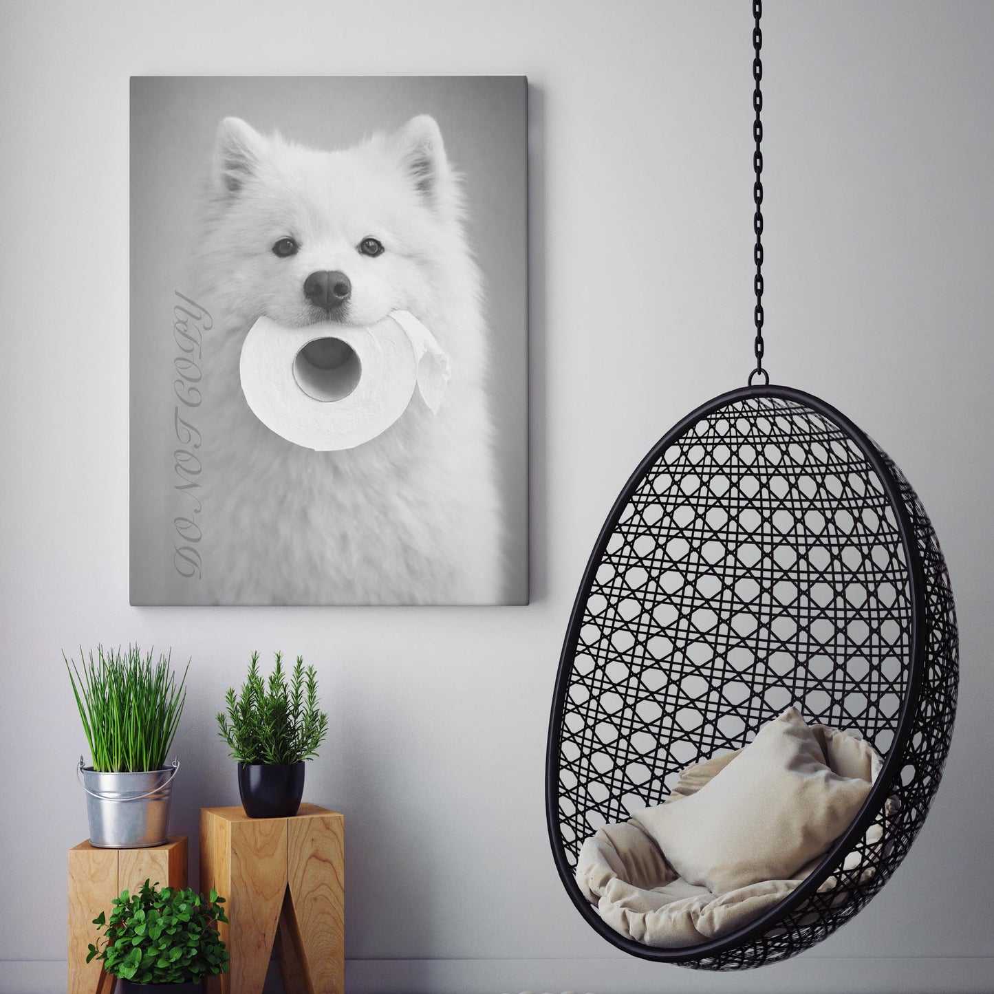 Samoyed Dog Toilet Paper