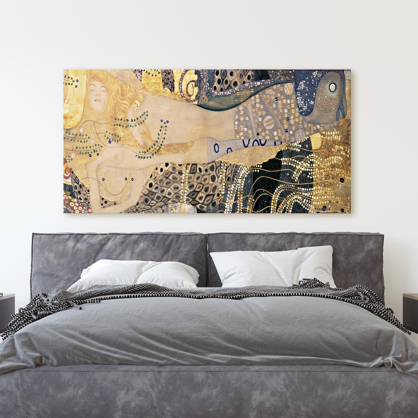 Water Serpents I by Gustav Klimt