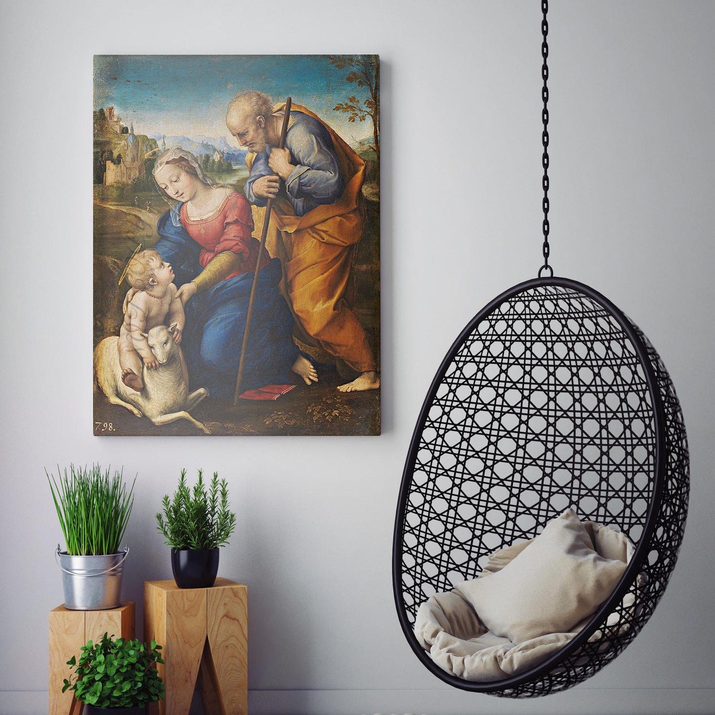 The Holy Family With A Lamb 1507 by Raphael