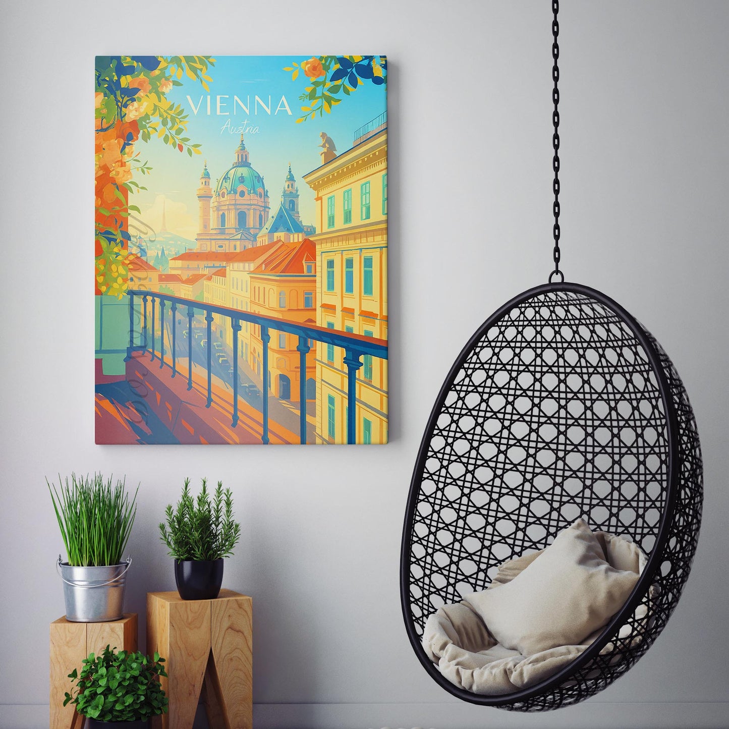 Vienna Austria Travel Poster