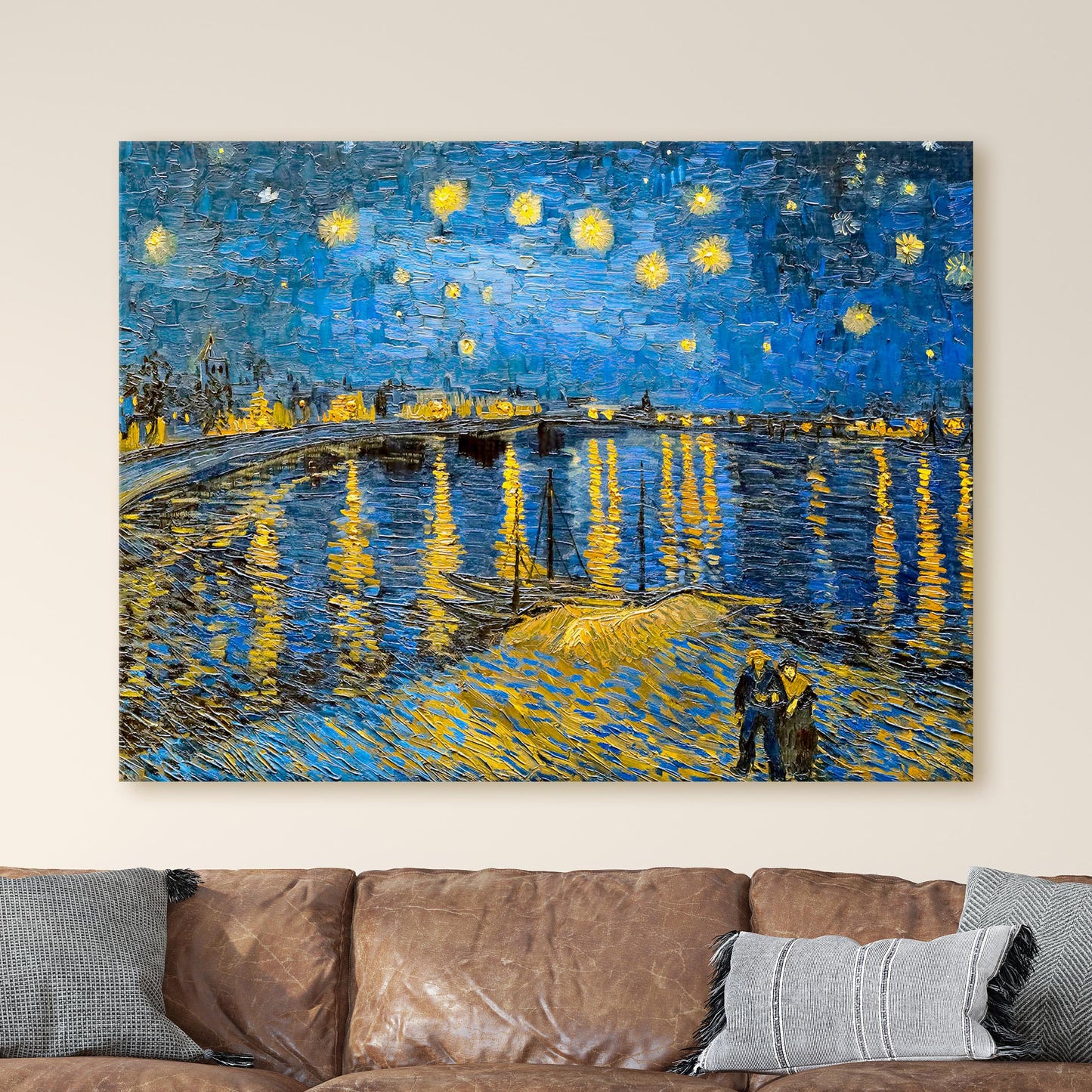 Starry Night Over the Rhone, 1888 by Van Gogh
