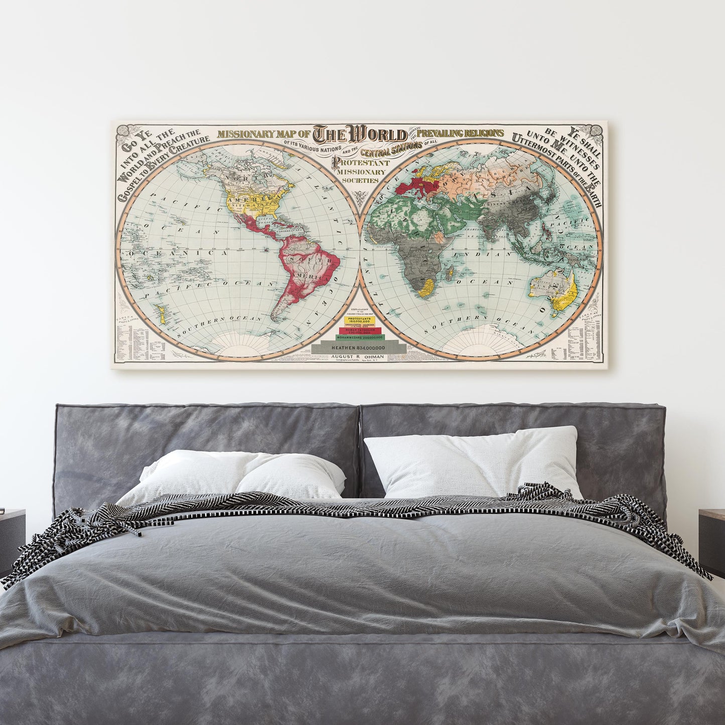 Missionary Map of the World 1902