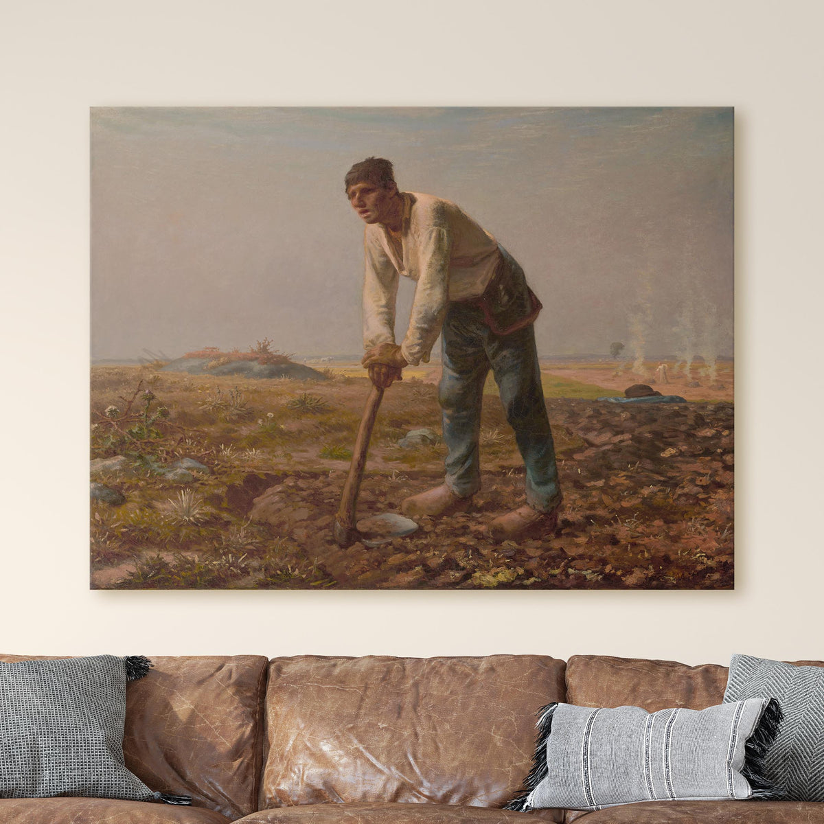 Man with a Hoe - Jean-François Millet