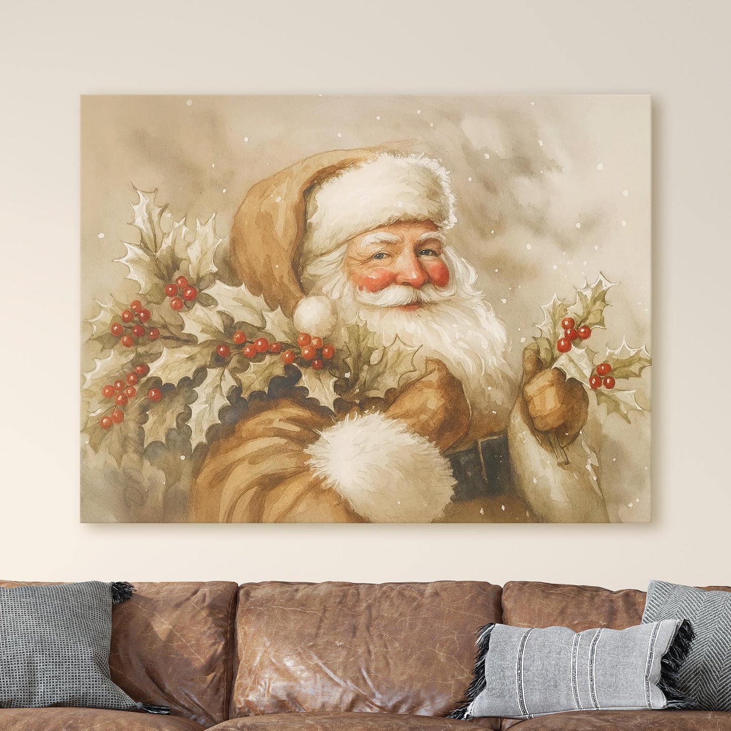 Santa Claus Mistletoe