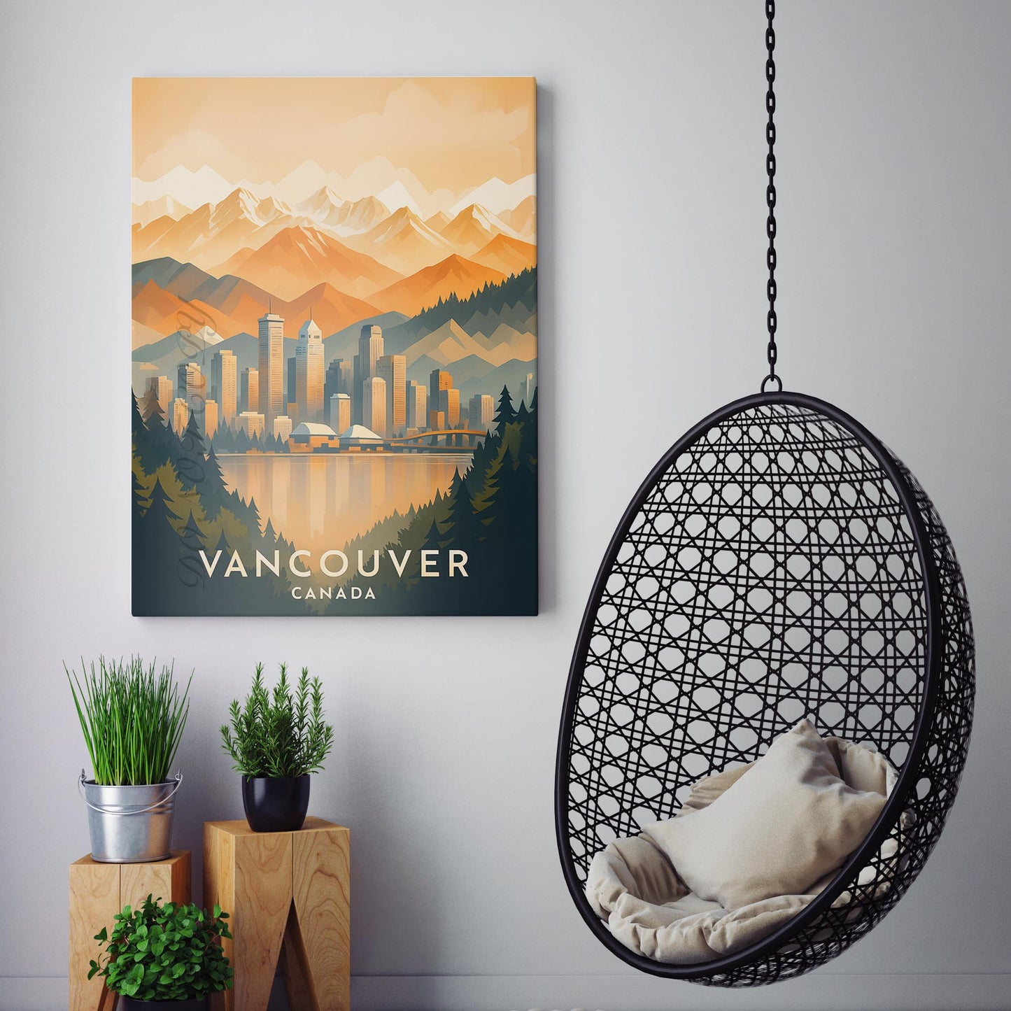 Vancouver Canada Travel Poster