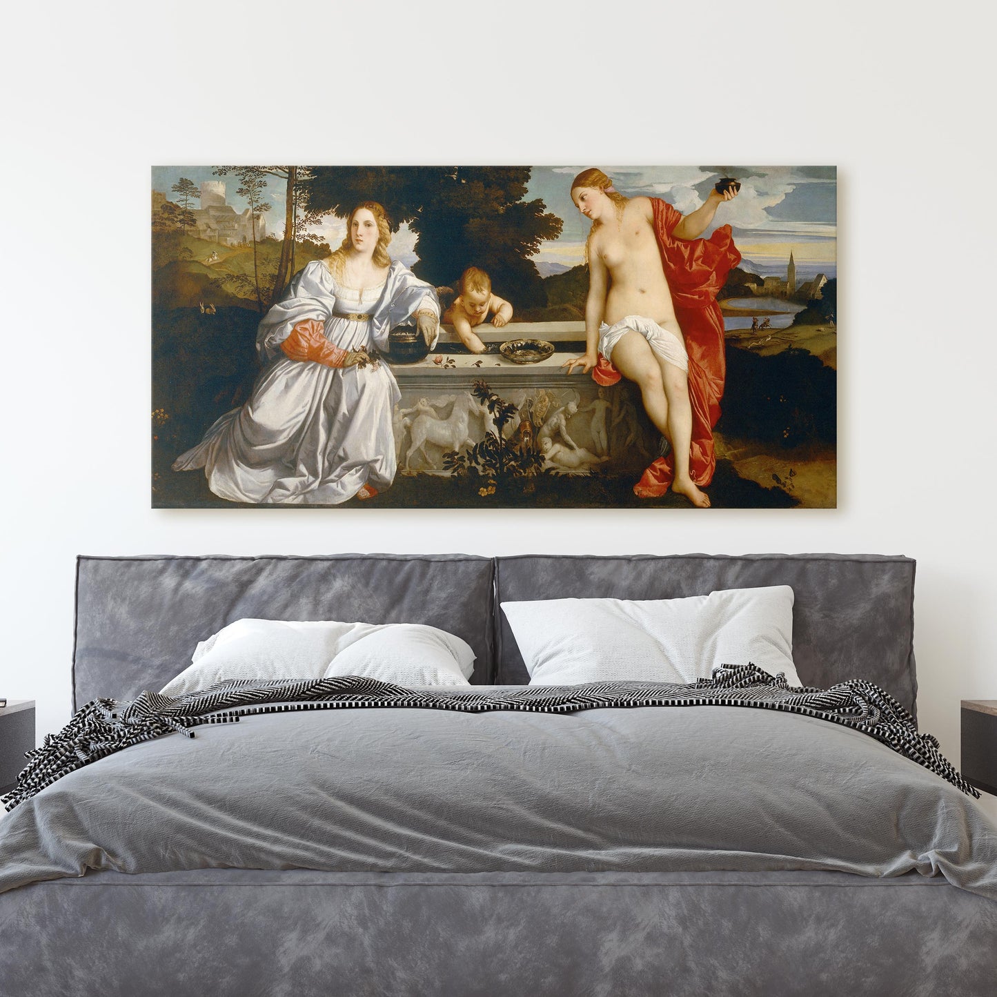 Sacred and Profane Love by Tiziano Vecelli (Titian)