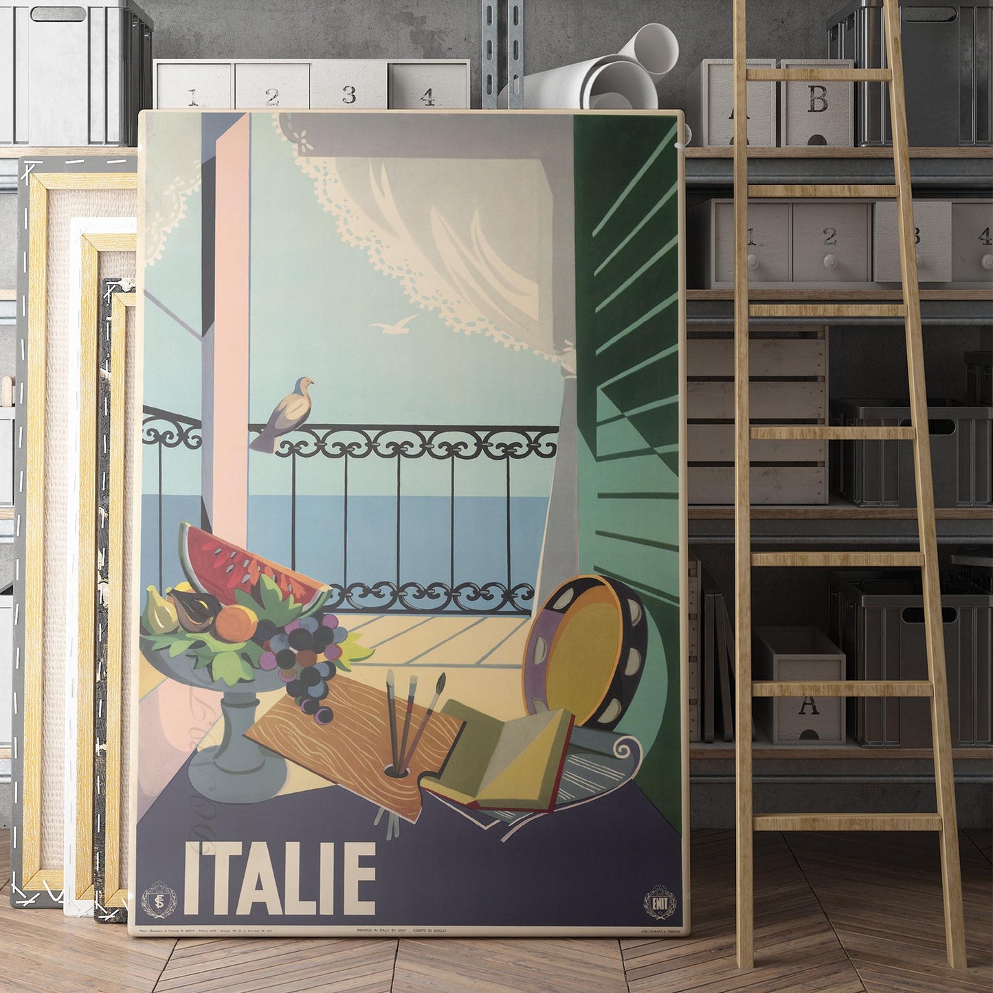 Italie Travel Poster Vintage Italy Ad