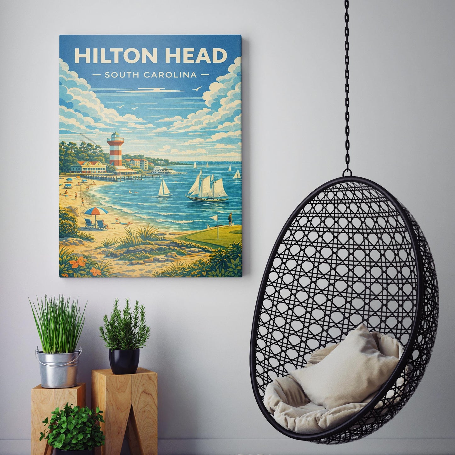 Hilton Head South Carolina Travel Poster
