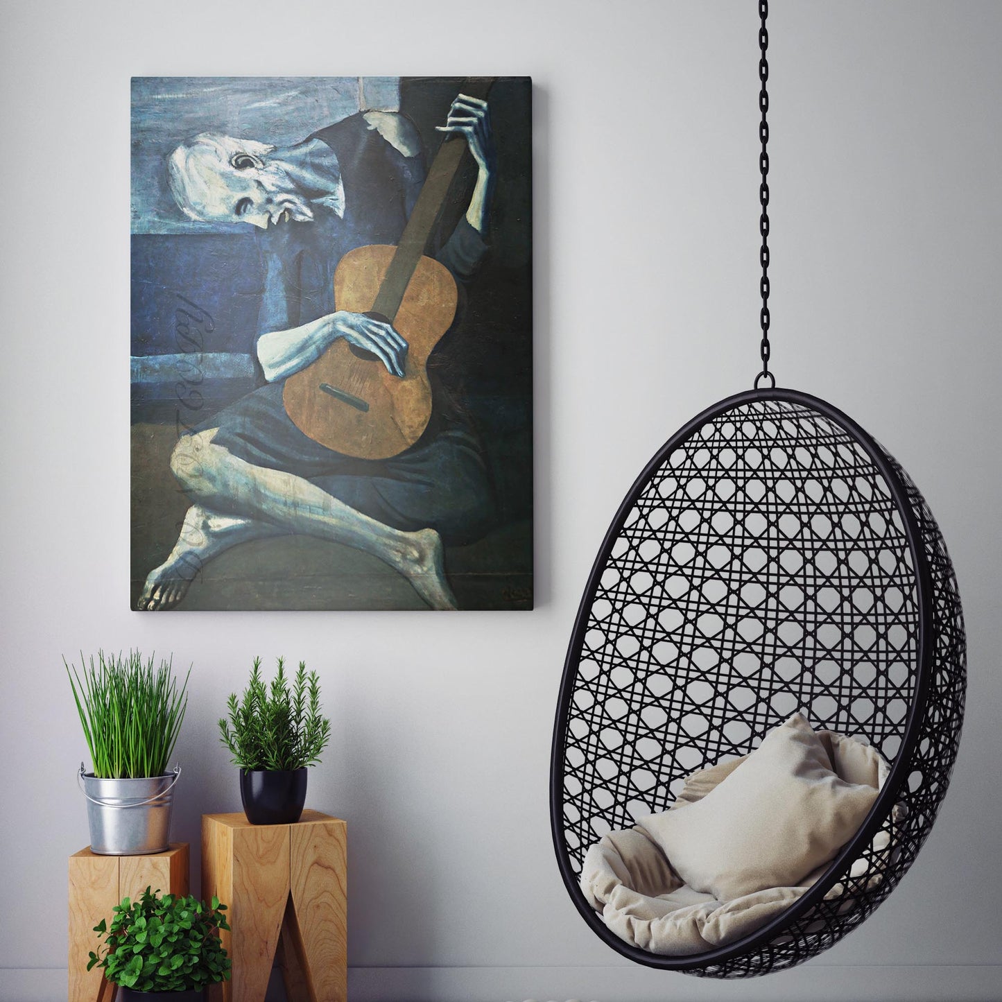 Old Guitarist by Pablo Picasso