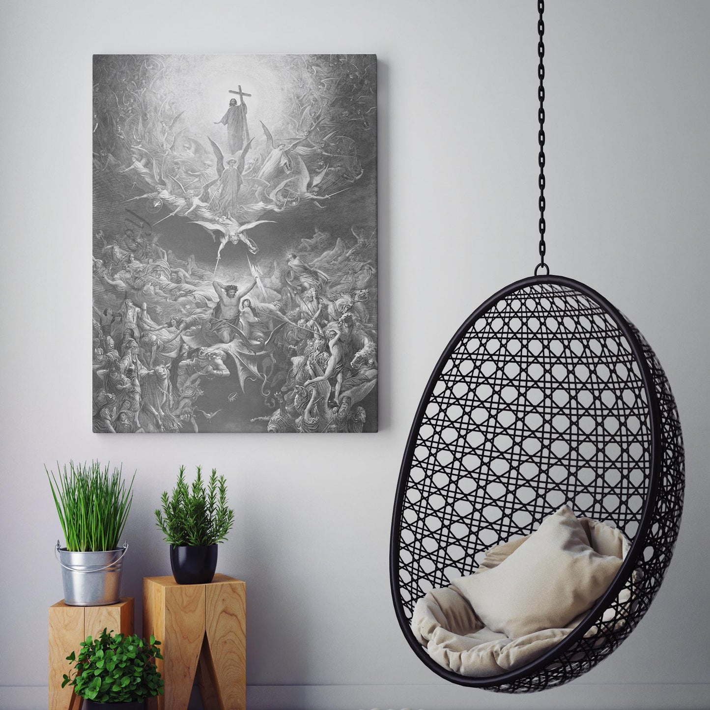 The Triumph Of Christianity Over Paganism by Gustave Dore