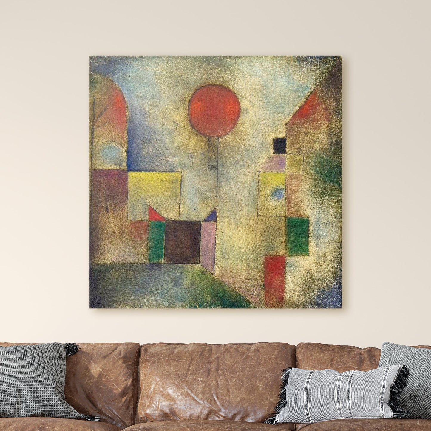 Red Balloon 1922 by Paul Klee