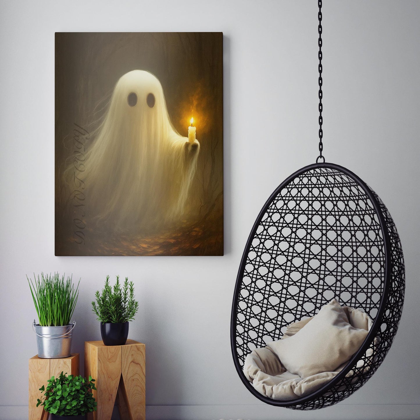 Ghost Holding A Candle