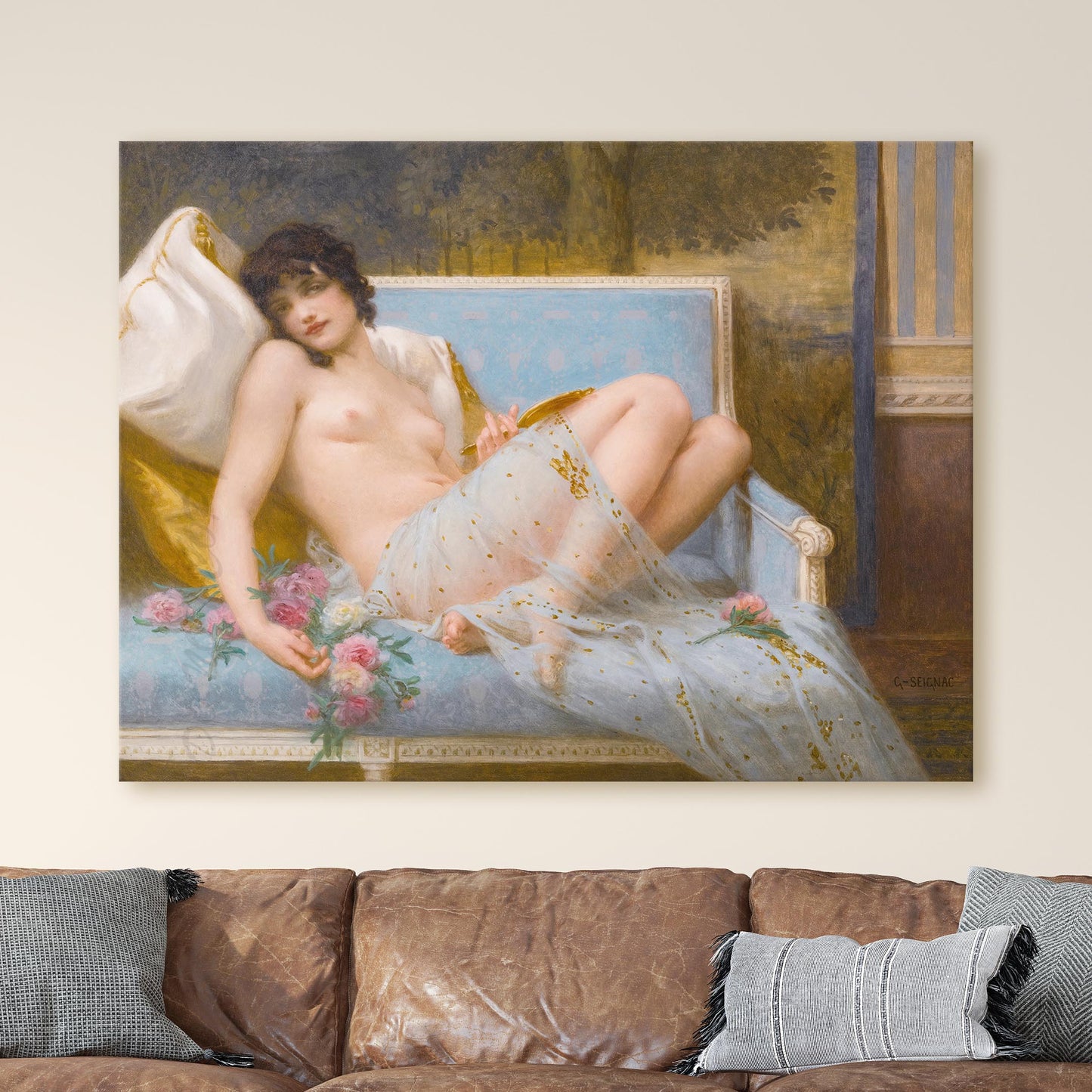 Reclining Odalisque by Guillaume Seignac