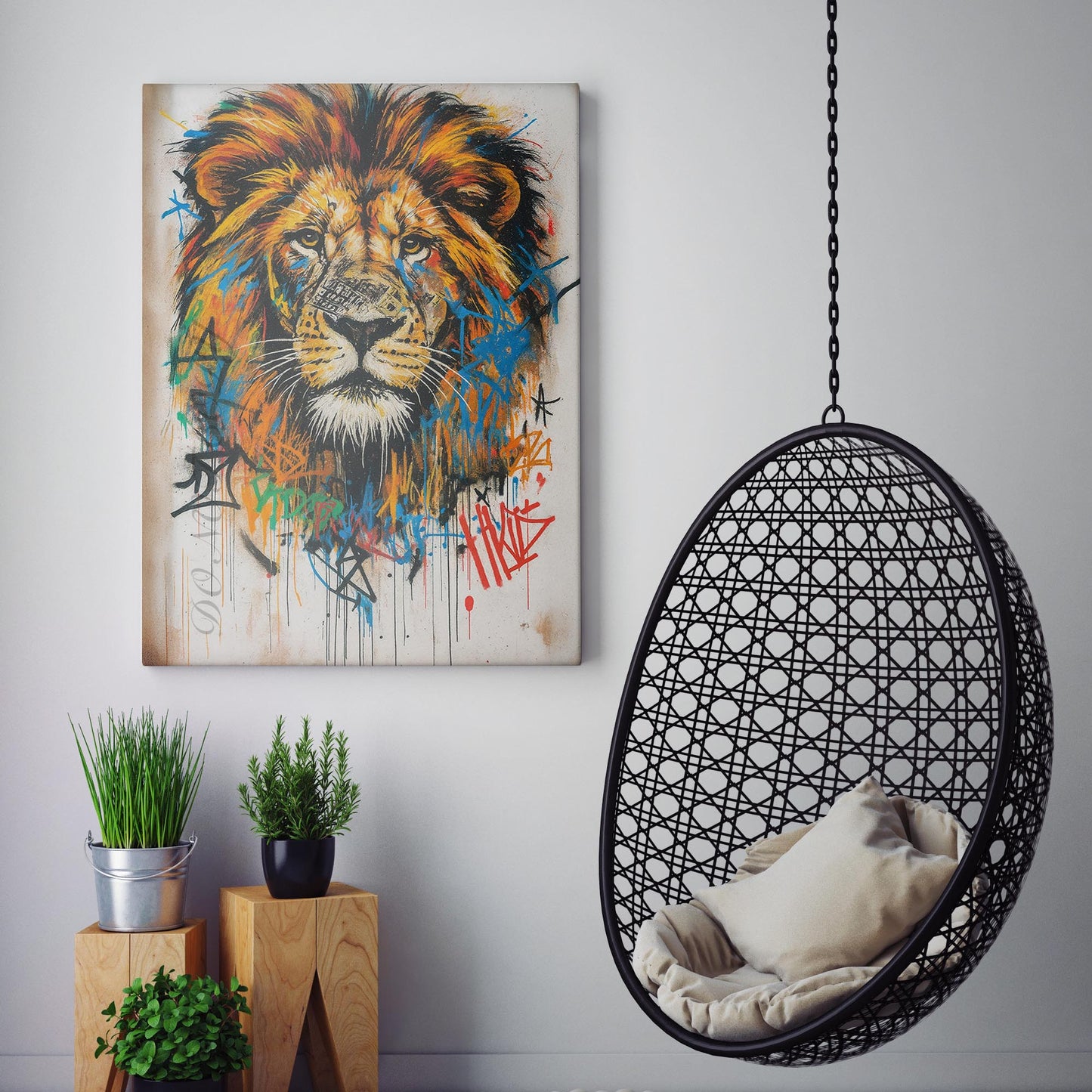 Graffiti Lion