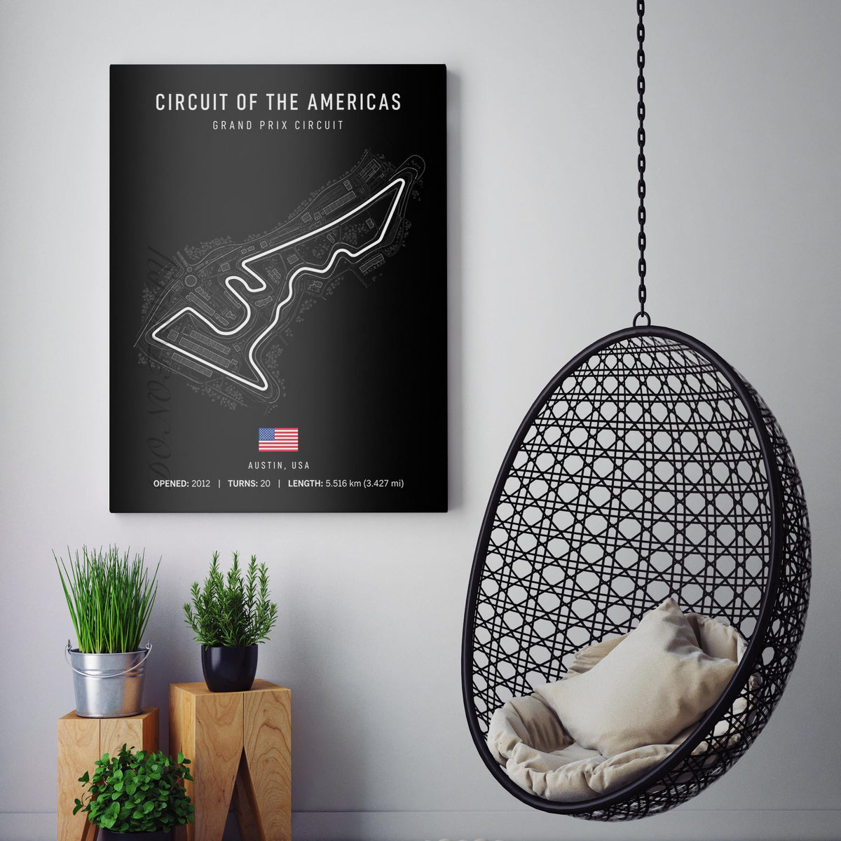Austin Texas Grand Prix Race Track Map