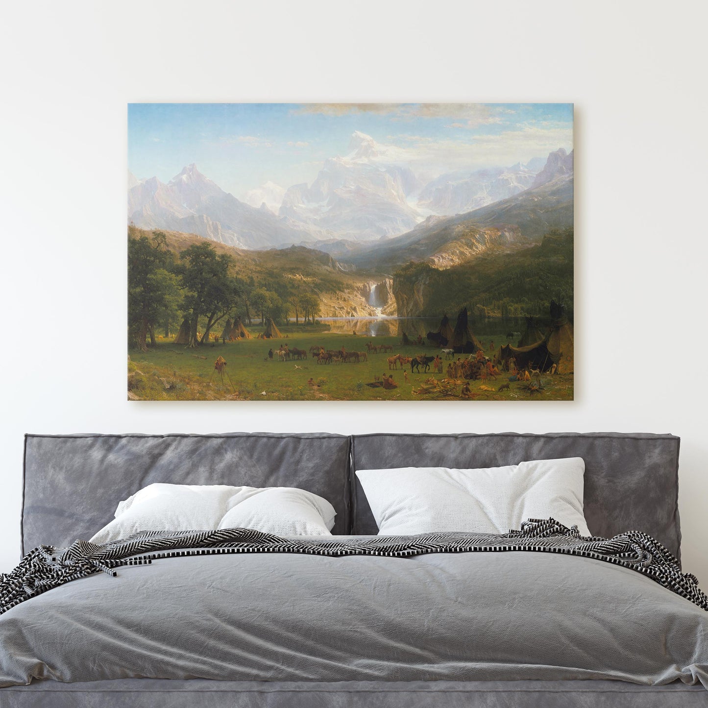 The Rocky Mountains, Lander's Peak by Albert Bierstadt