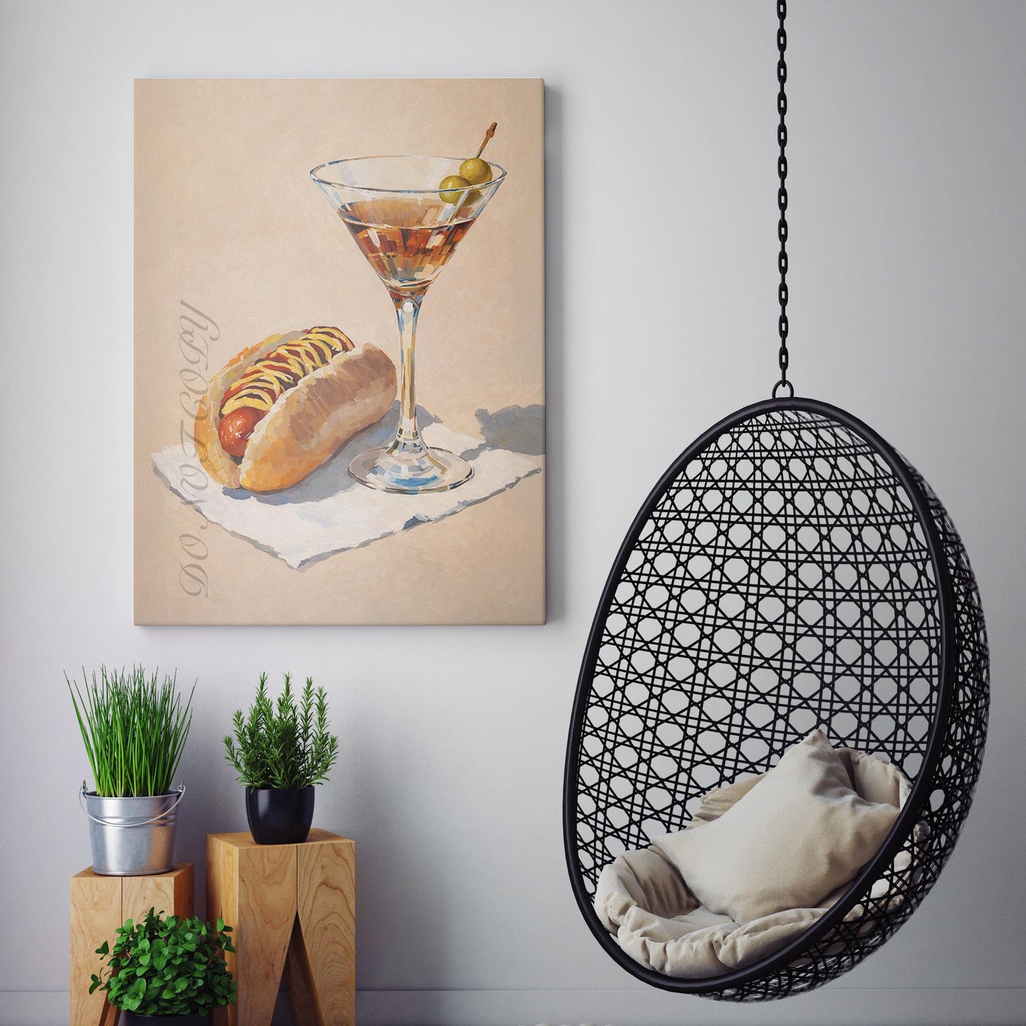 Martini & a Hot Dog