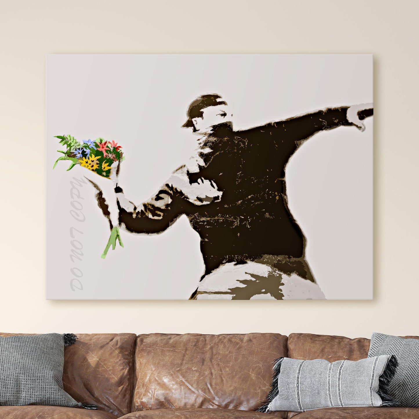 Banksy Flower Thrower