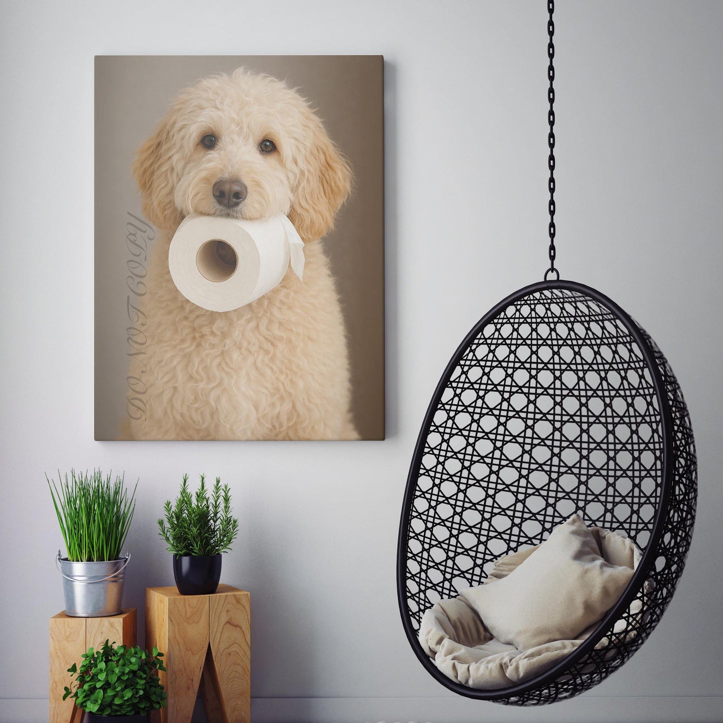Labradoodle Dog Toilet Paper