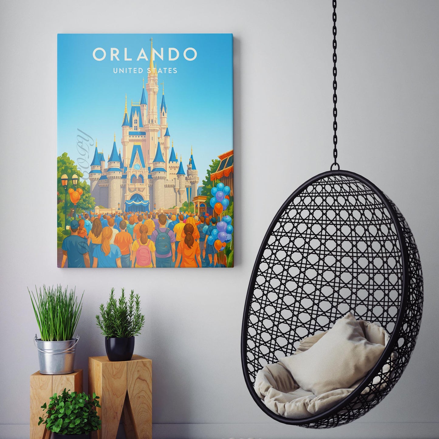 Orlando Florida Travel Poster