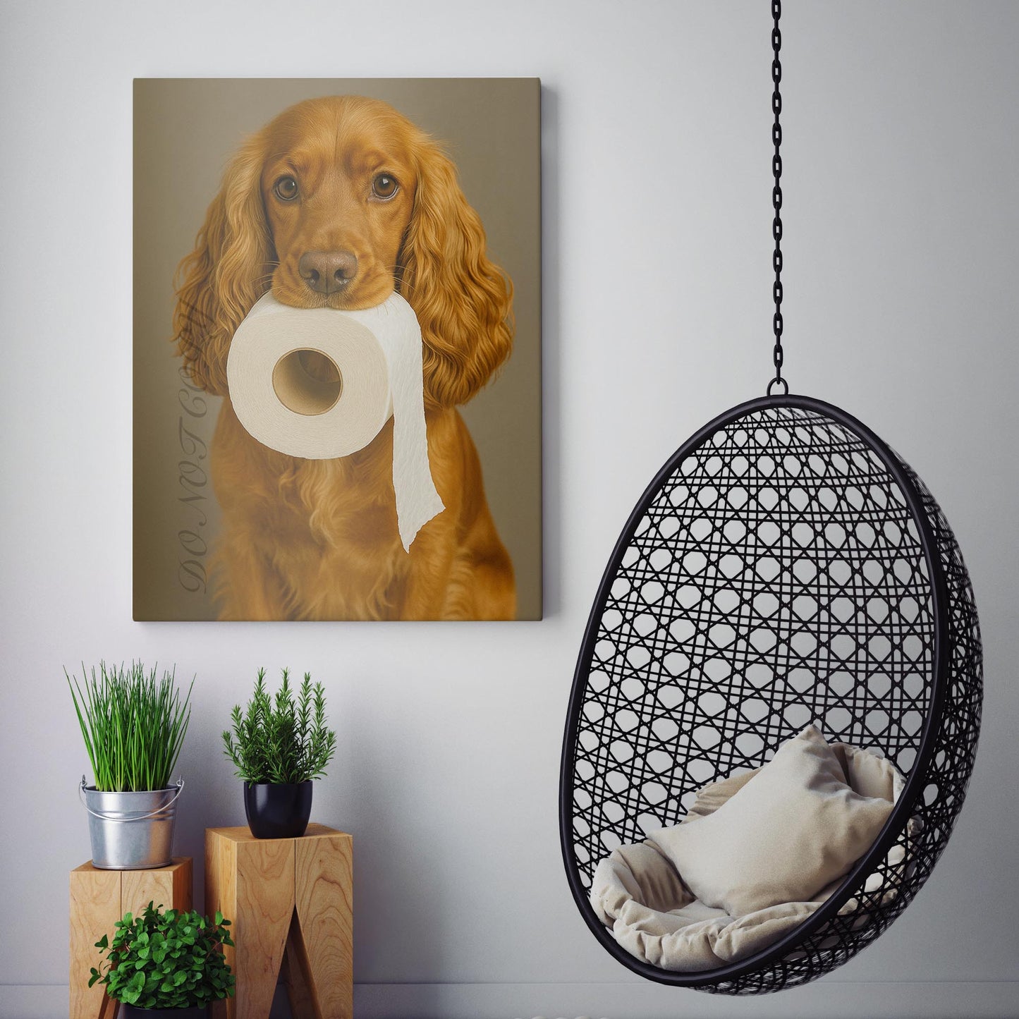 English Cocker Spaniel Dog Toilet Paper