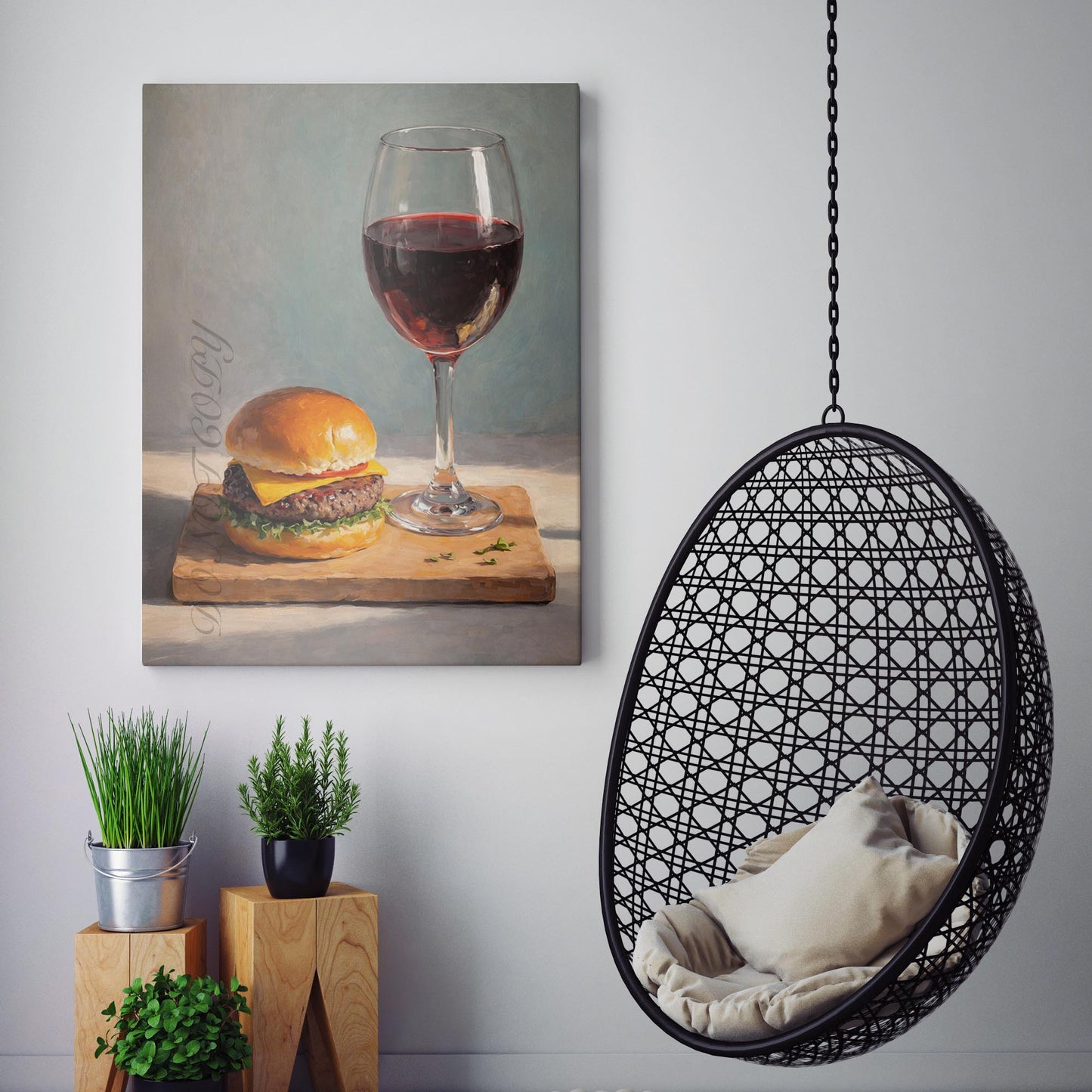 Wine and a Cheeseburger