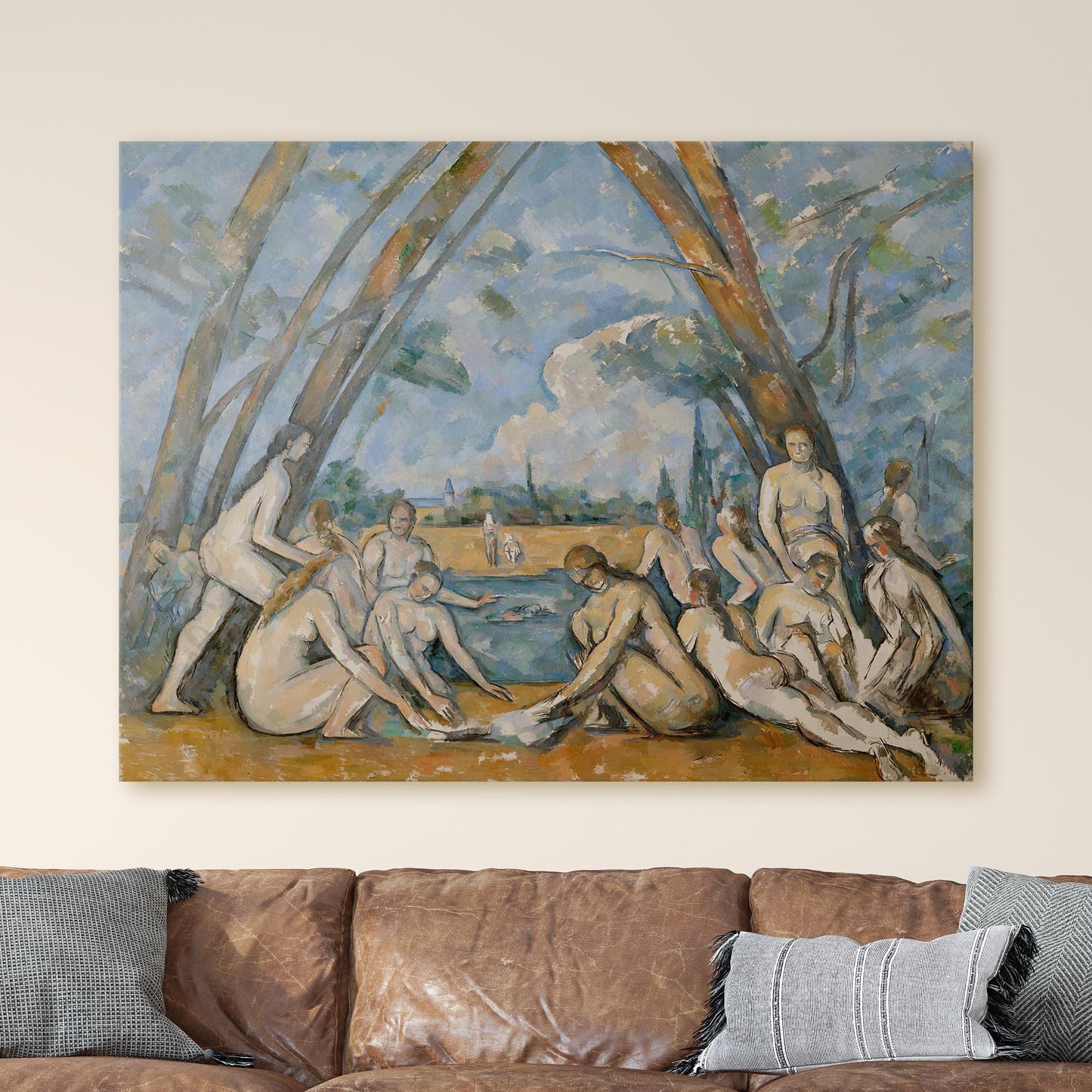 The Large Bathers - Paul Cézanne