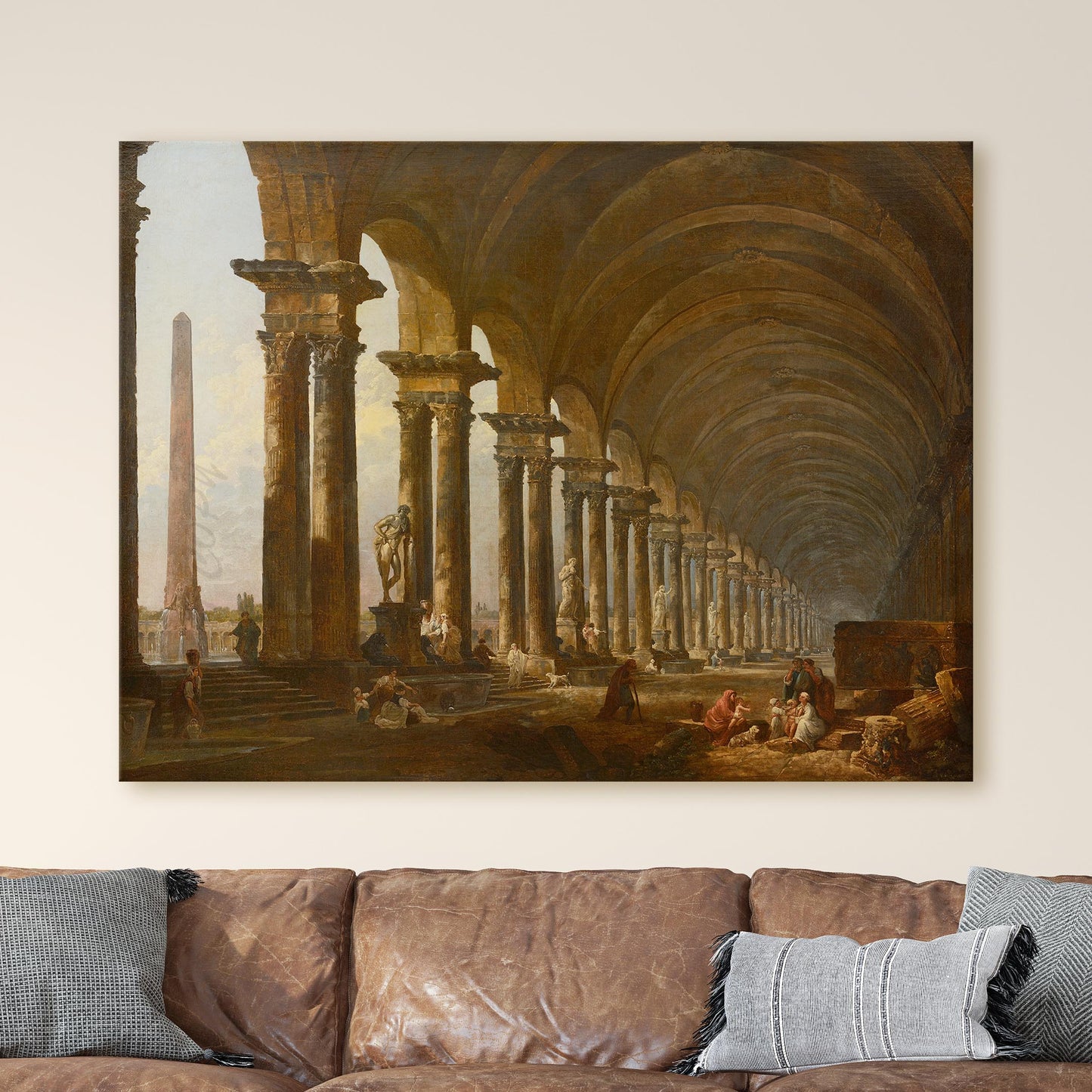 La Colonnade by Hubert Robert