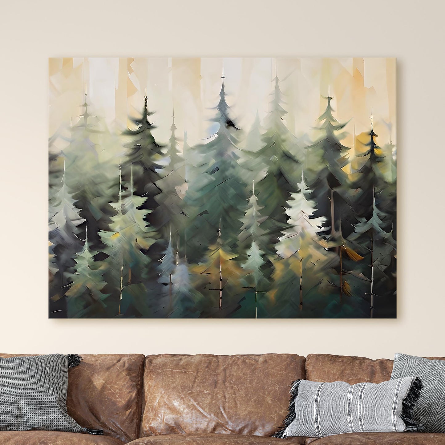 Abstract Pine Forest