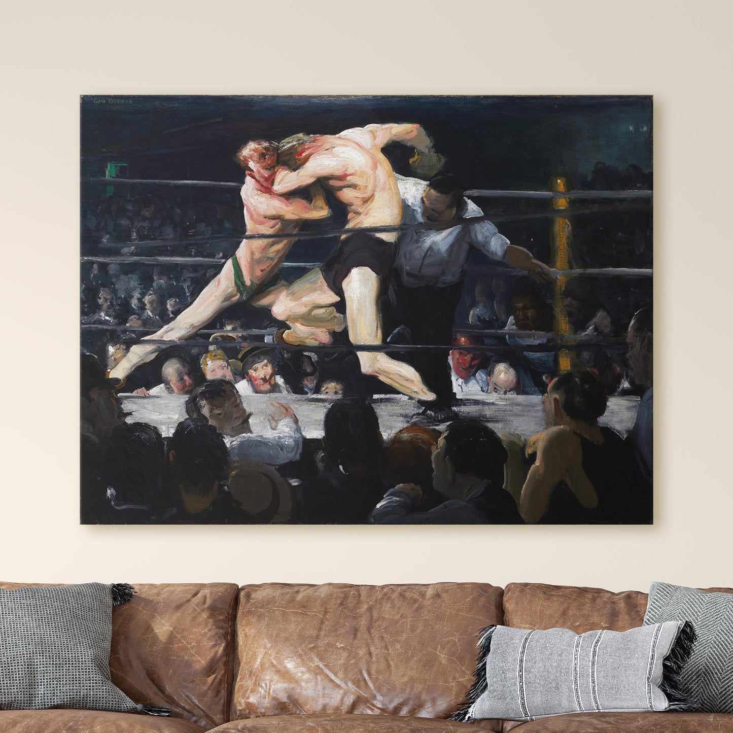 Stag at Sharkey's by George Bellows